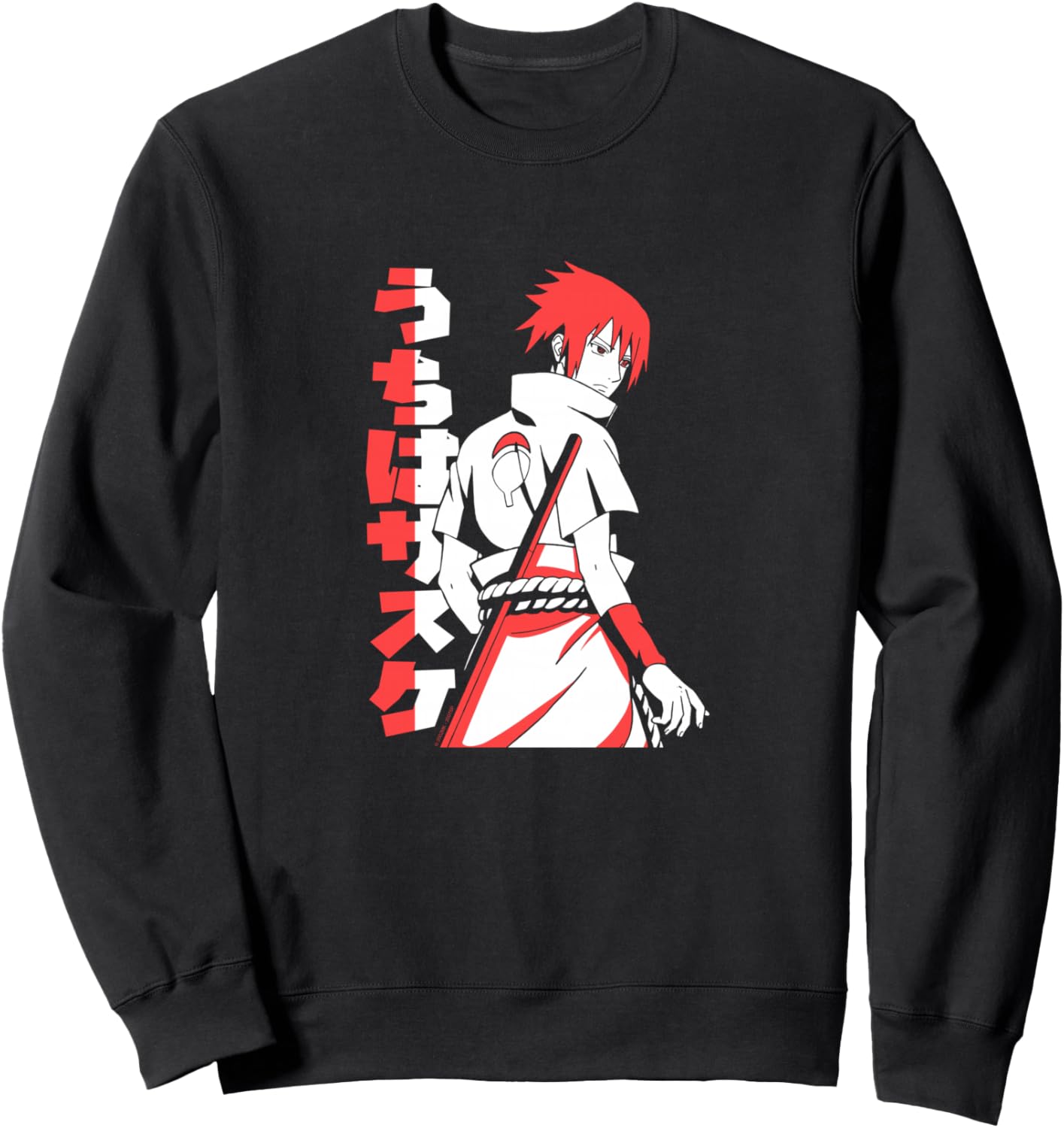 Naruto Shippuden Sasuke Uchiha Two Tone Anime Sweatshirt