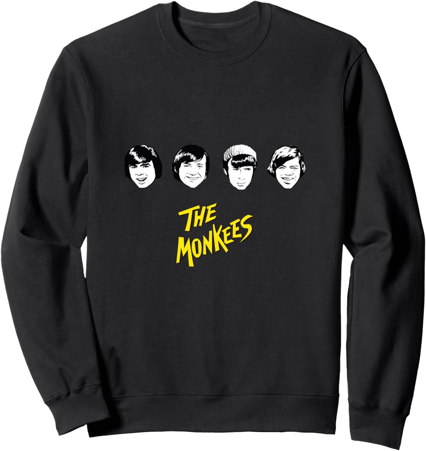The Monkees B&W Faces Sweatshirt