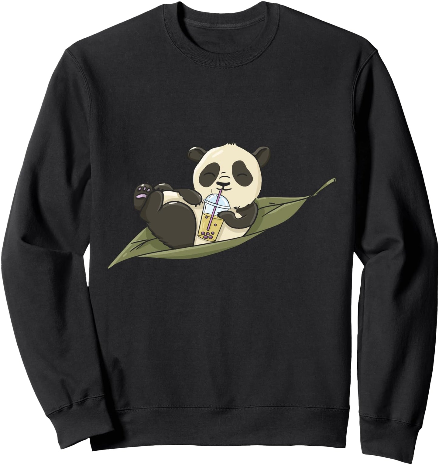Boba Tea Kawaii Panda - Japanese Pop Culture Sweatshirt