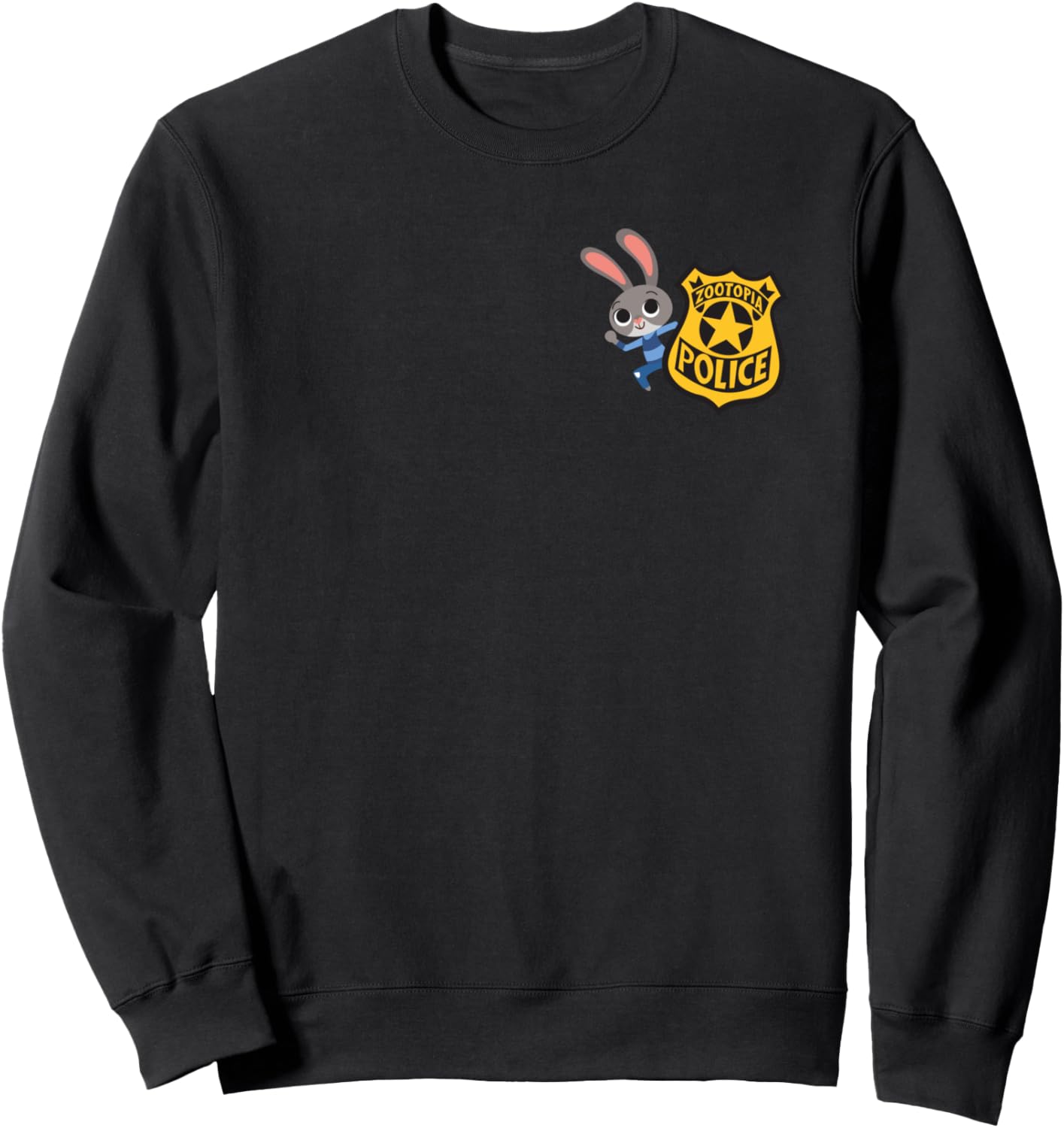 Disney Zootopia Judy Hopps ZPD Police Badge Costume Sweatshirt