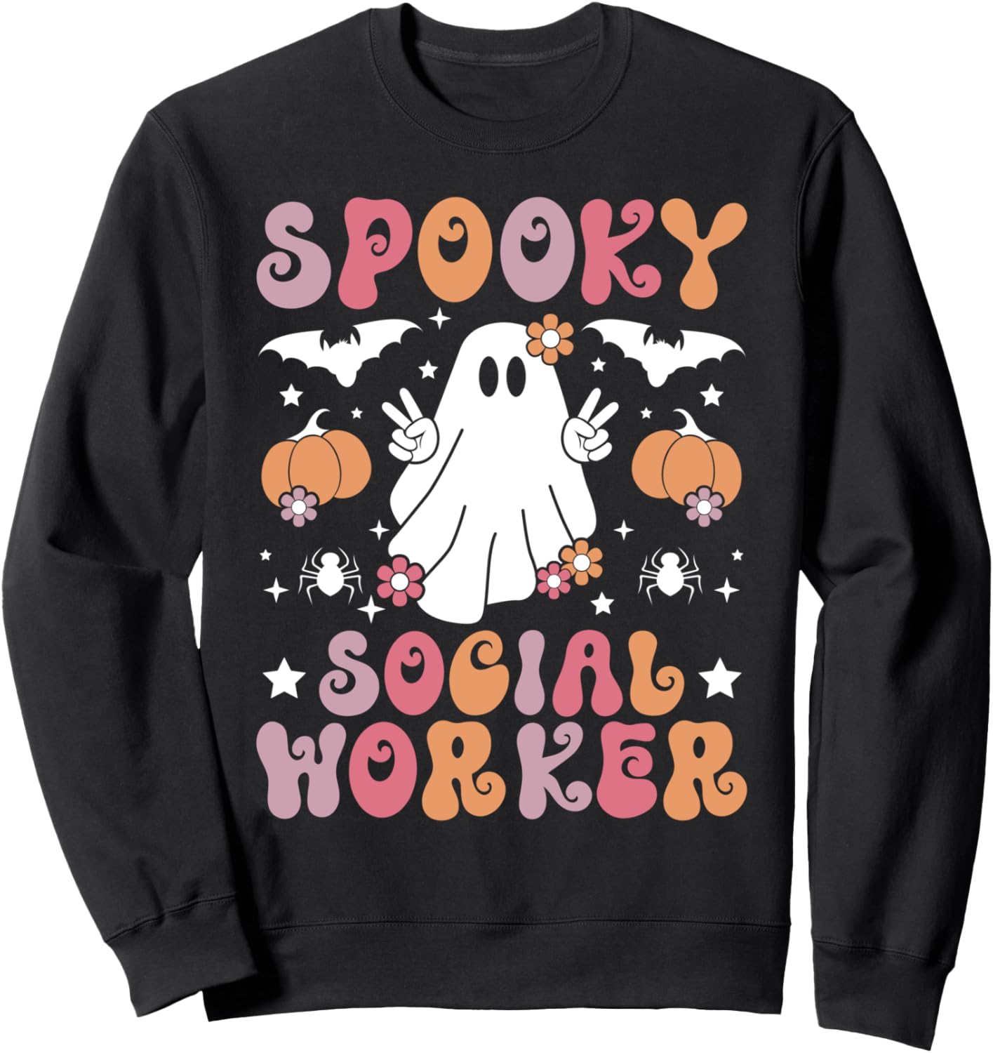 Spooky Social Worker Halloween Social Workers Sweatshirt