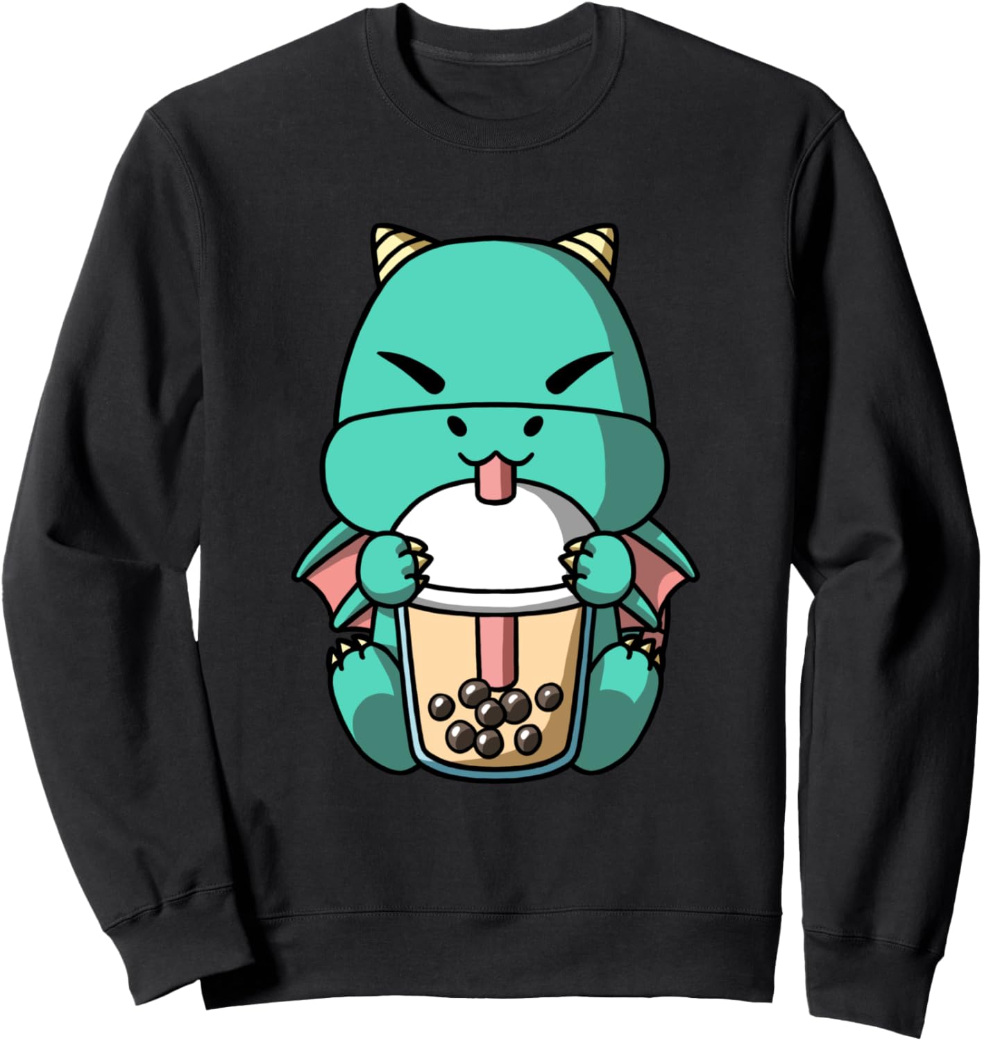 Kawaii Dragon Boba Milk Tea Bubble Tea Anime Sweatshirt