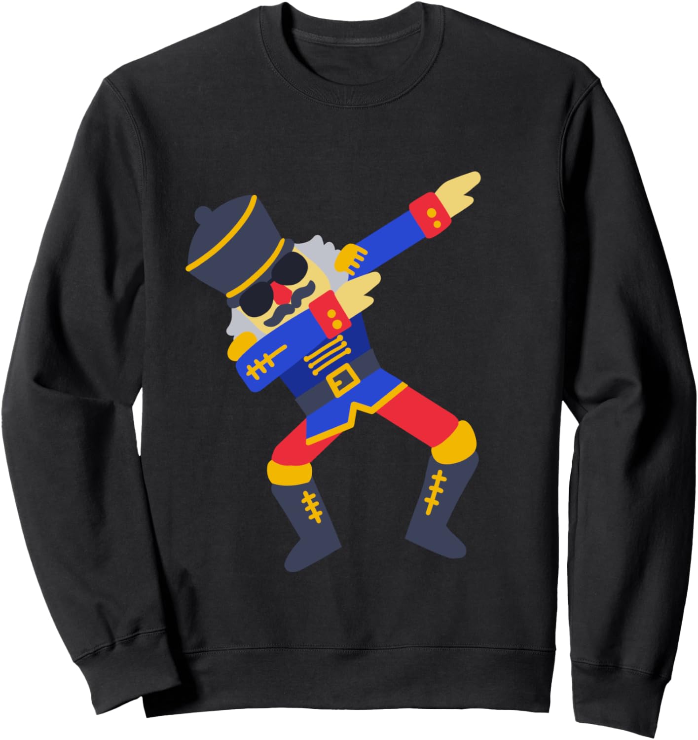 Dabbing Nutcracker Solider Funny Dance Christmas Boys Sweatshirt