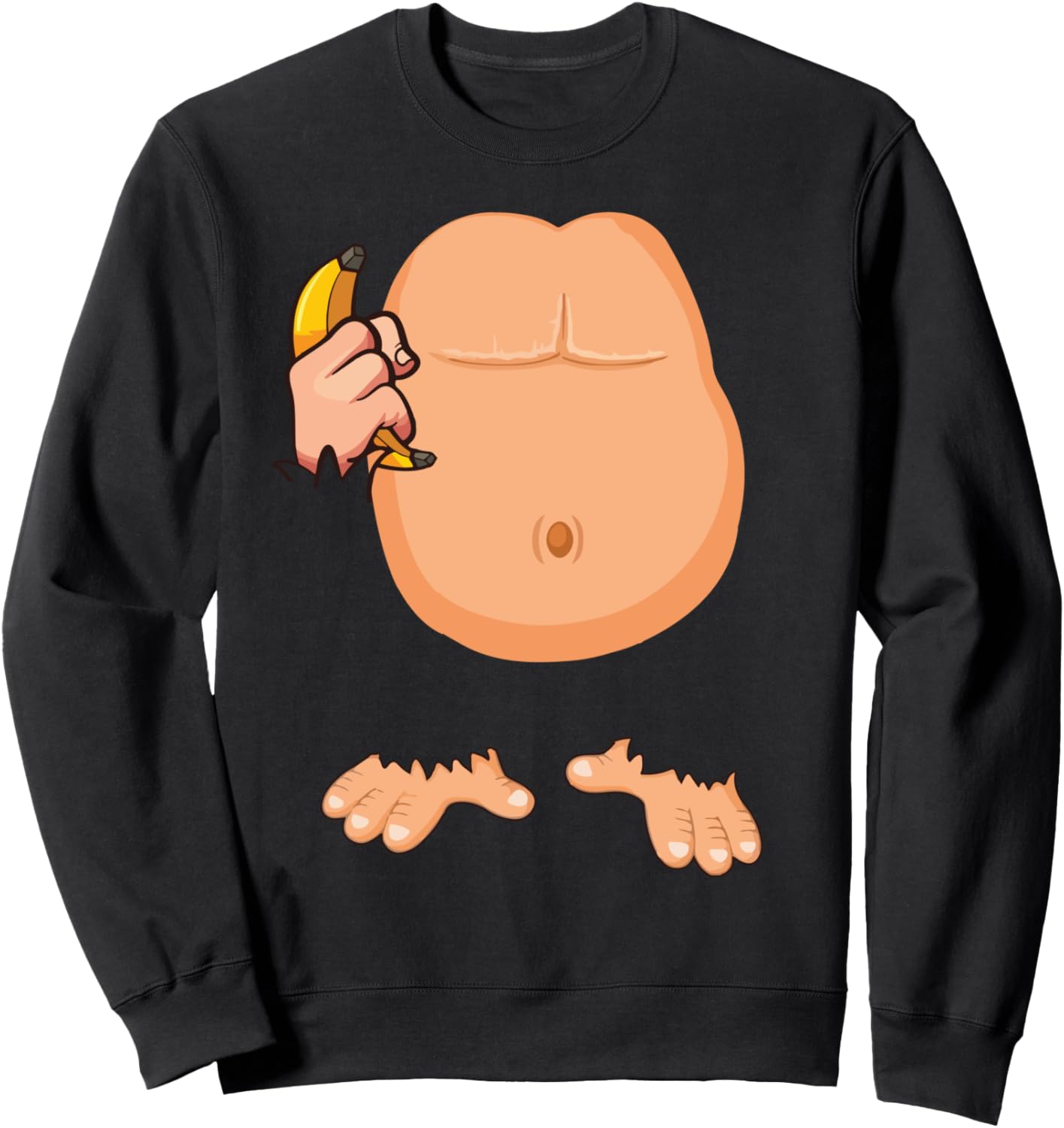 Monkey Costume Monkey Body Headless Halloween Costume Sweatshirt