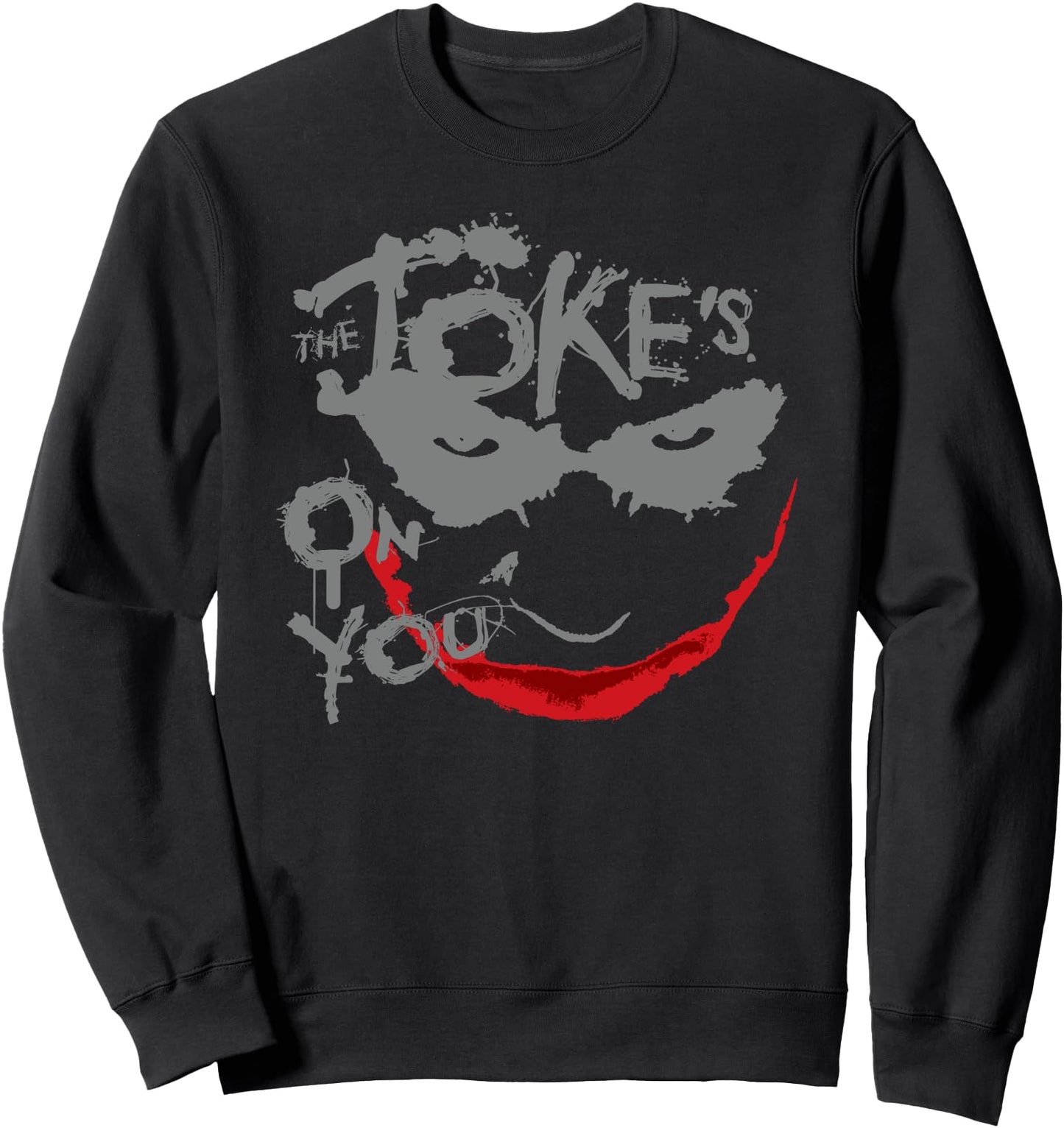 DC Dark Knight Joker Stencil Batman Dark Knight Sweatshirt