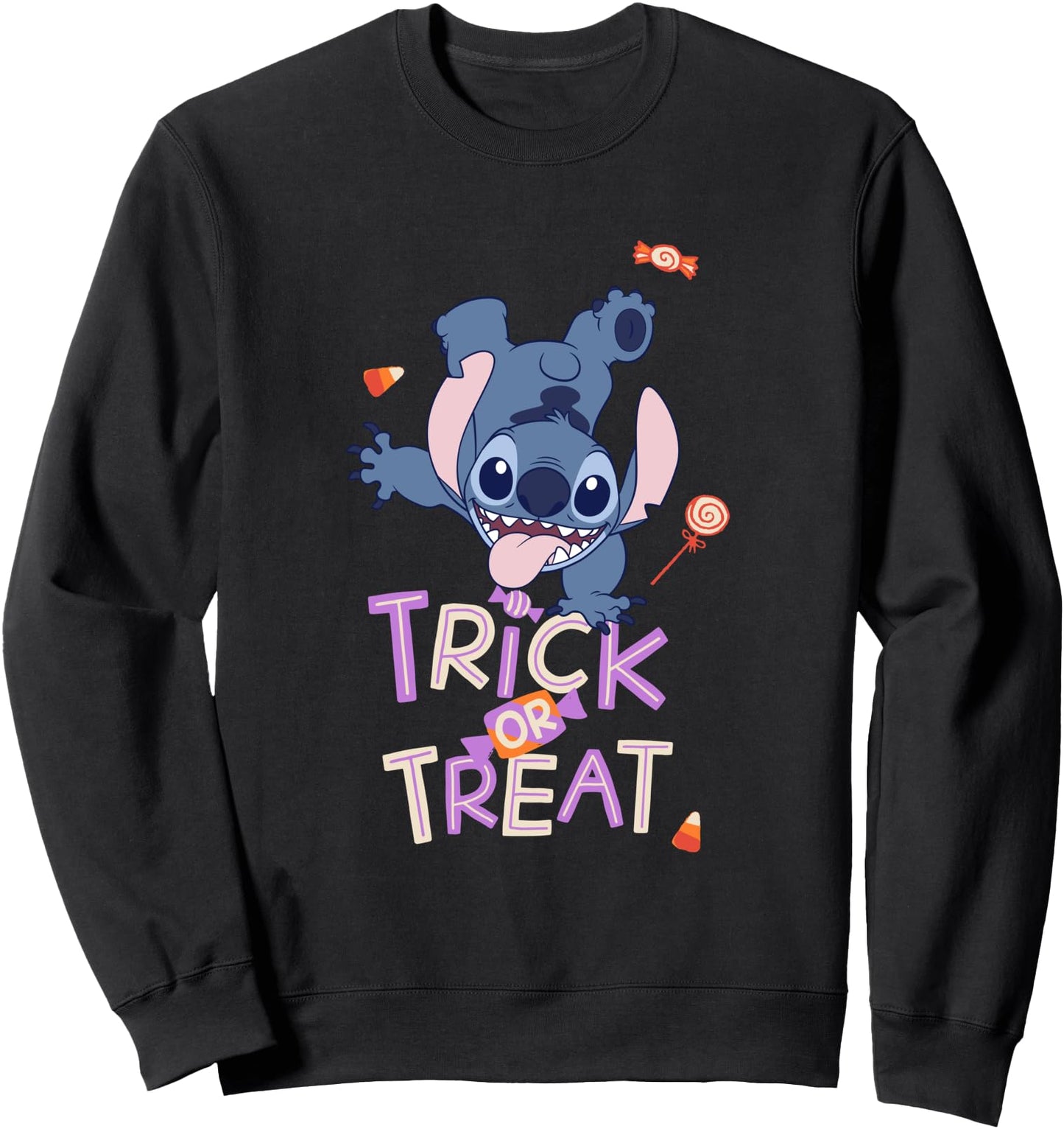 Disney Lilo & Stitch Halloween Trick or Treat Sweatshirt
