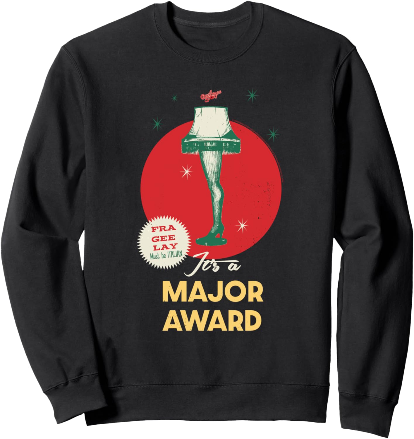A Christmas Story Leg Lamp Fra Gee Lay Holiday Sweatshirt