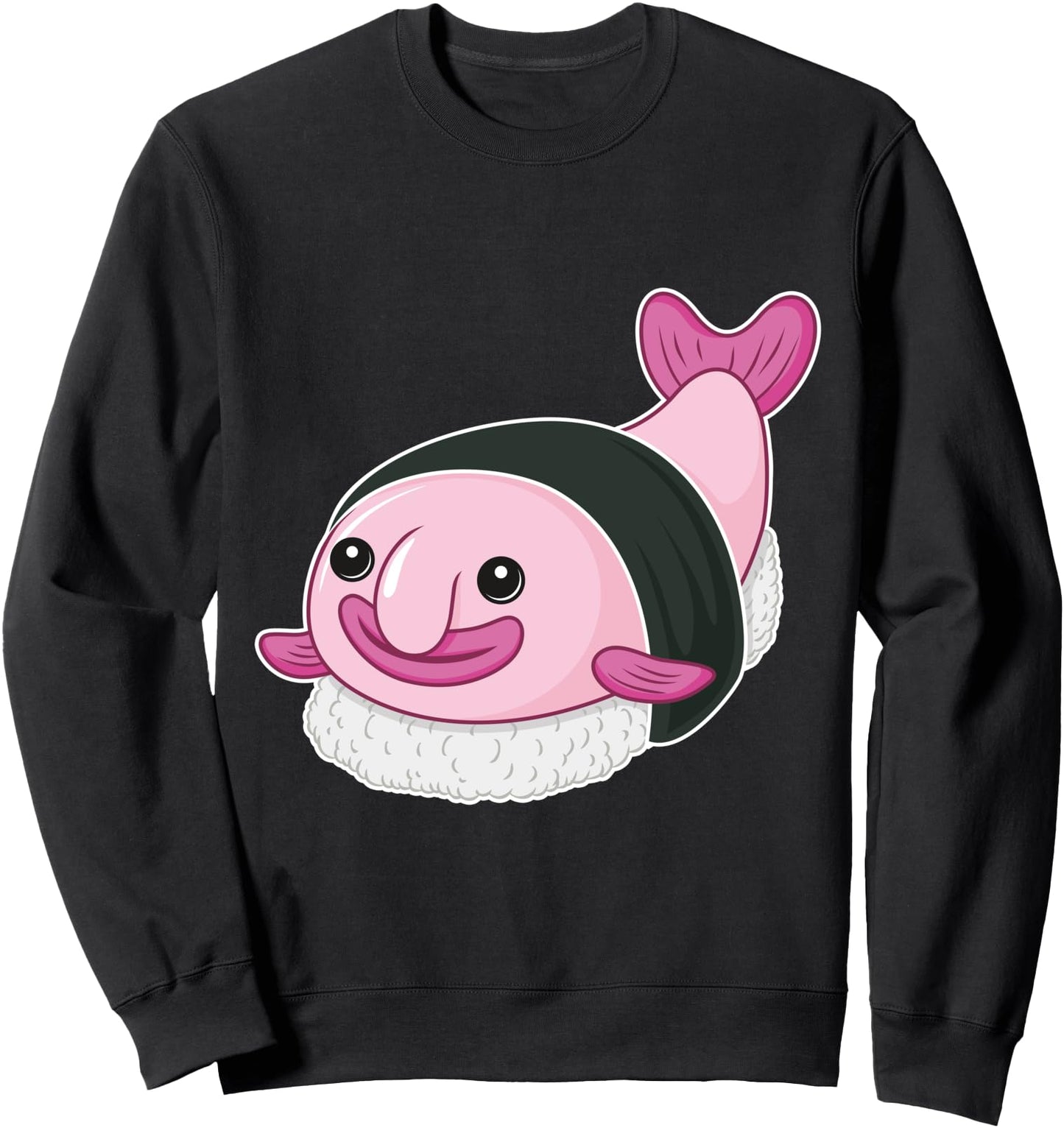Funny Blobfish Sushi Gift For Men Women Cool Japanese Food Sweatshirt