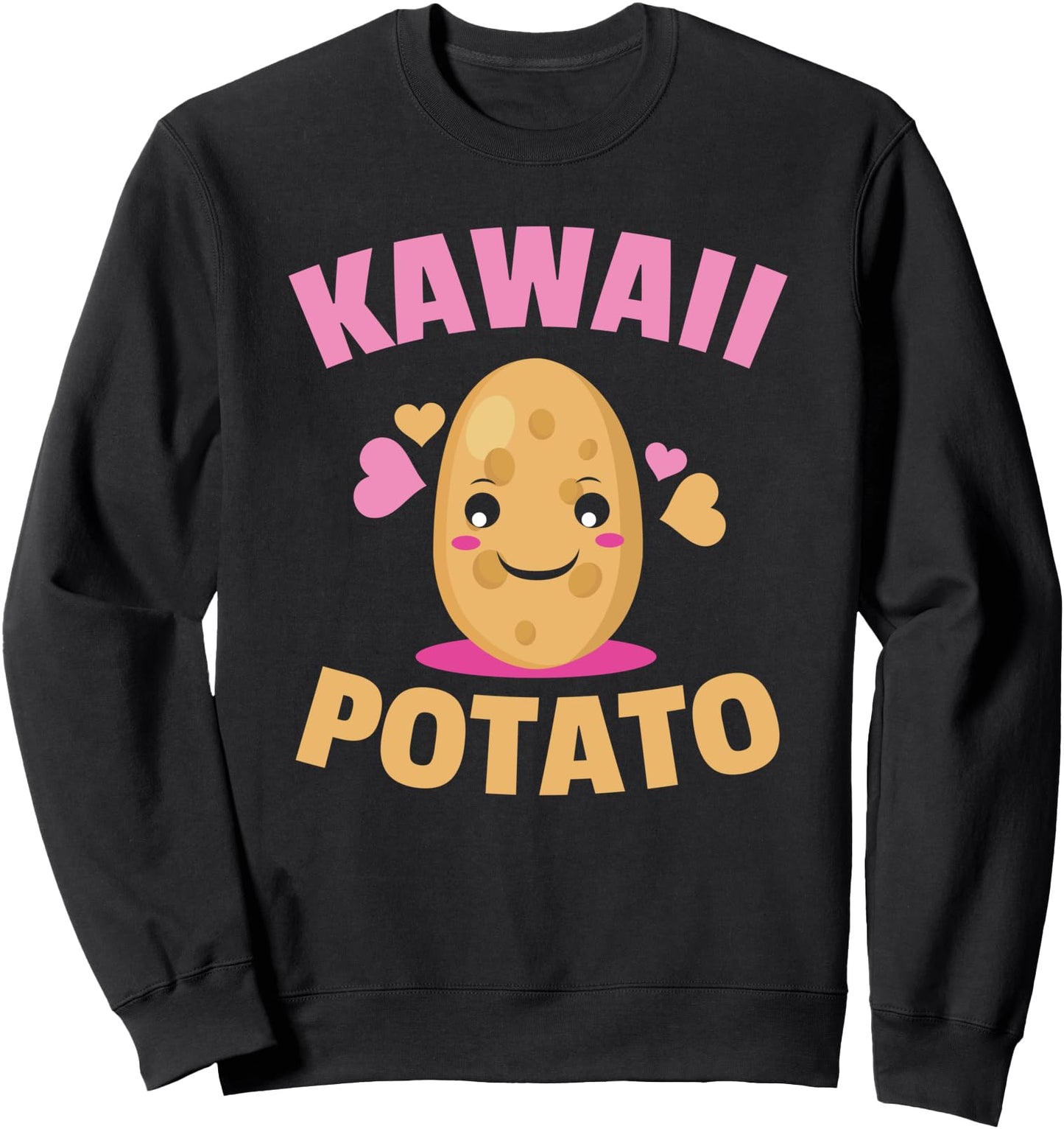 Kawaii Potato Anime Cute Costume Japanese Potatoes Lover Sweatshirt