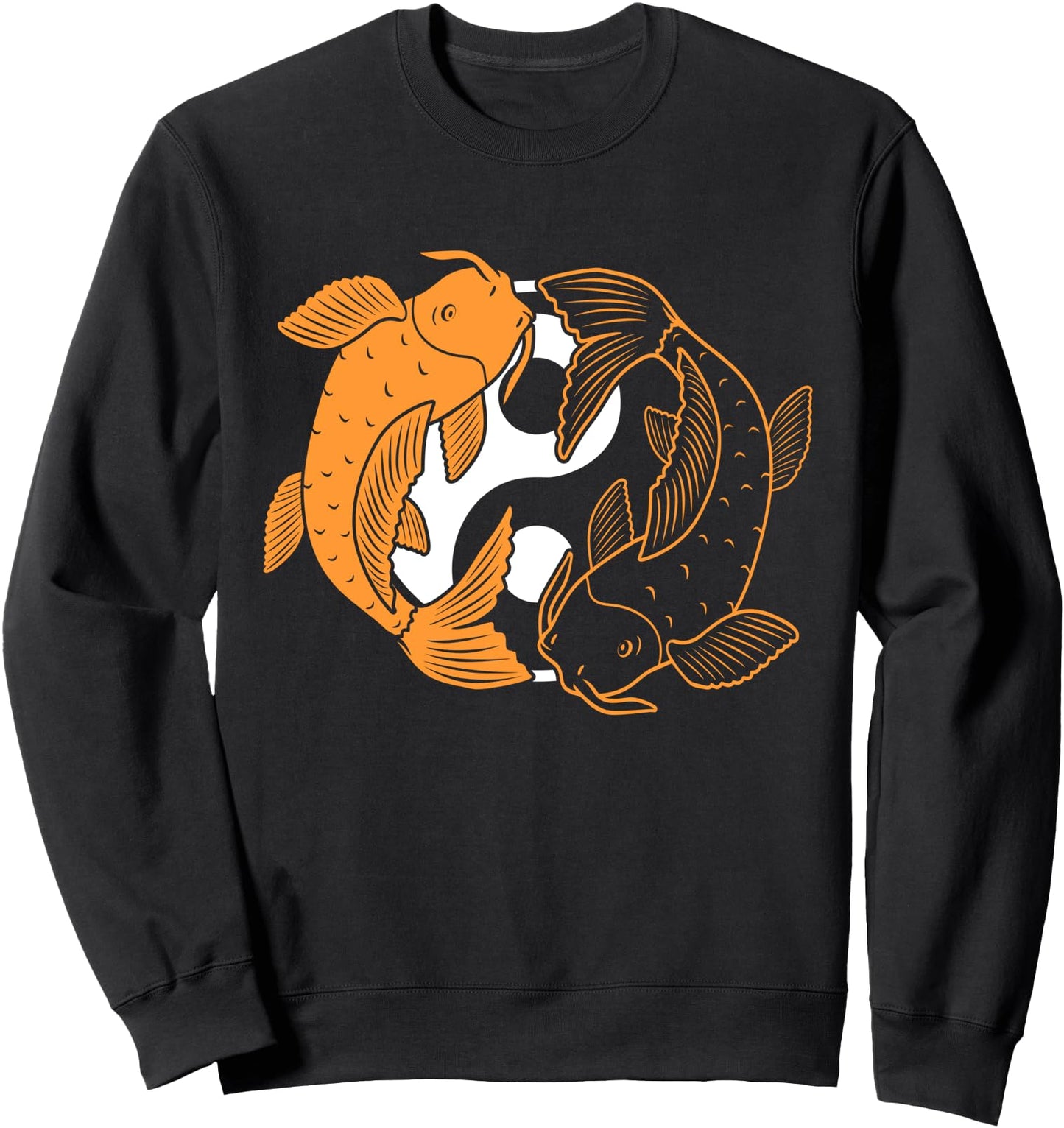 Koi Fish Cute Vintage Funny Japanese Fish Carp Pond Graphic Sweatshirt