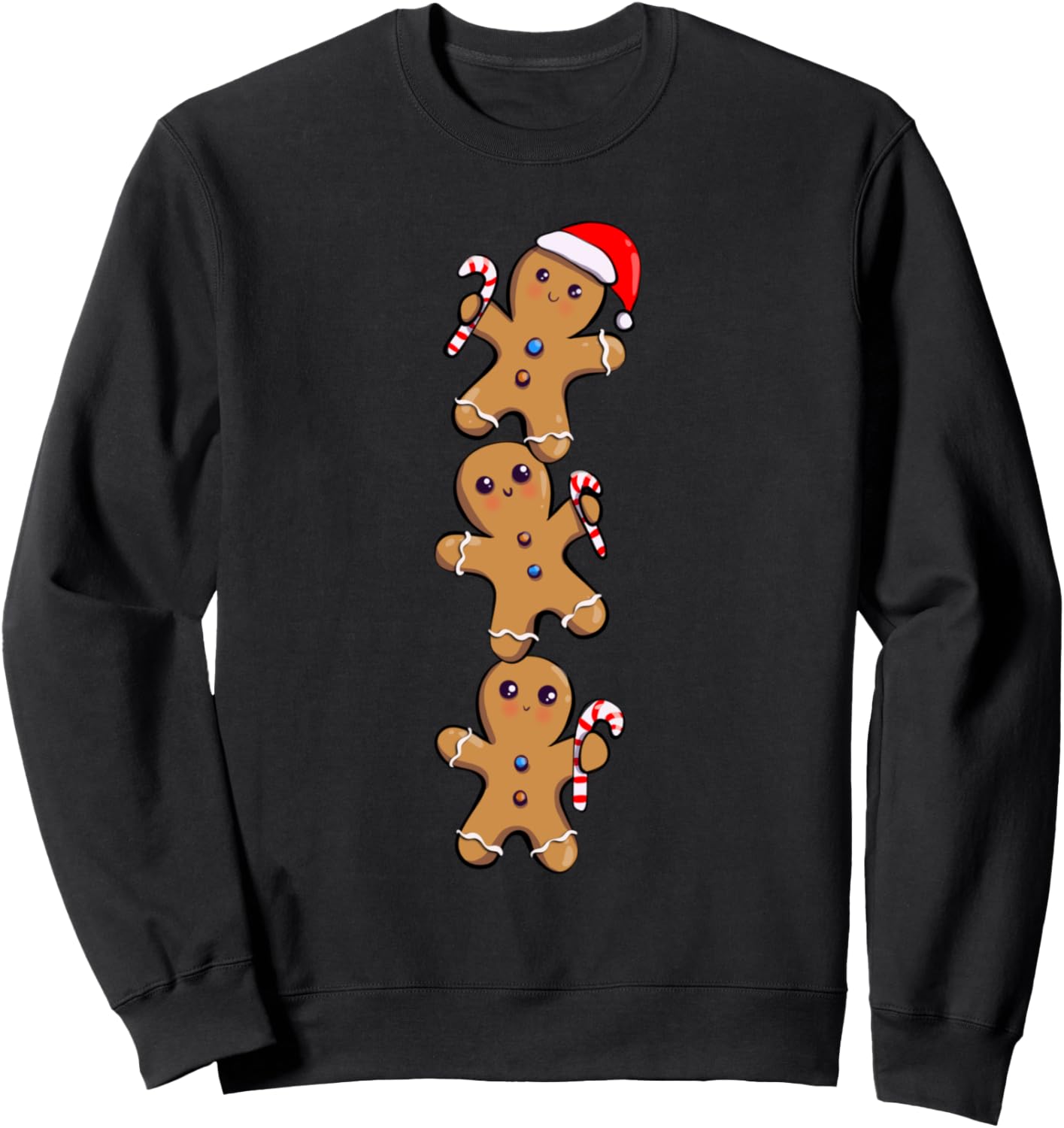 Family Baking Gingerbread Biscuits Christmas Sweatshirt