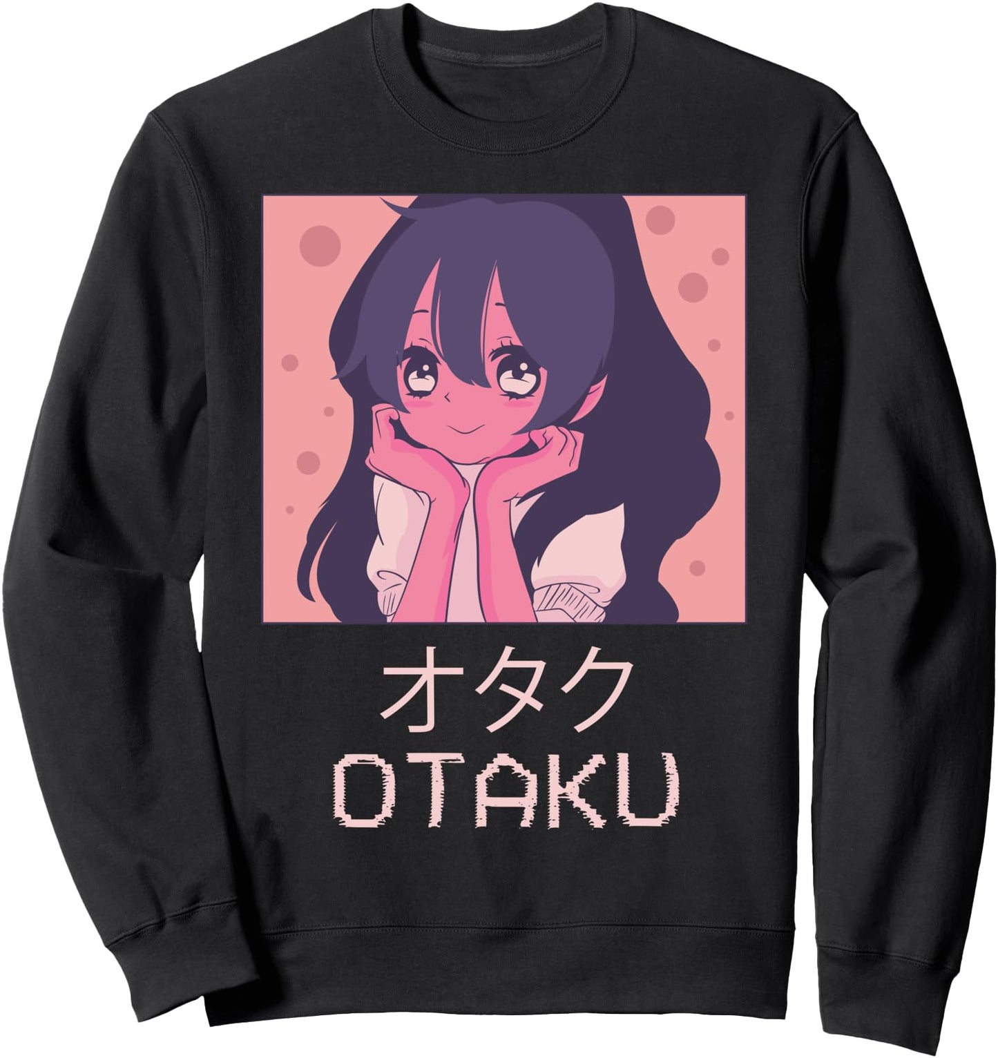 Otaku Anime Girl Japanese Vaporwave Aesthetic Sweatshirt