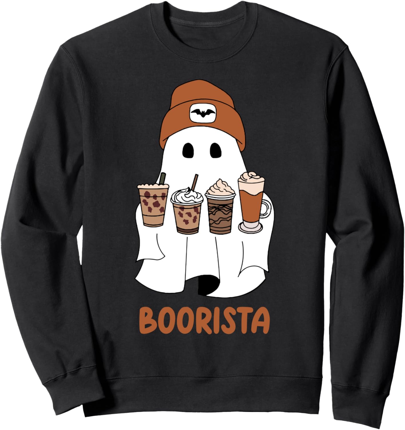 Boorista Ghost with Coffee Sweatshirt