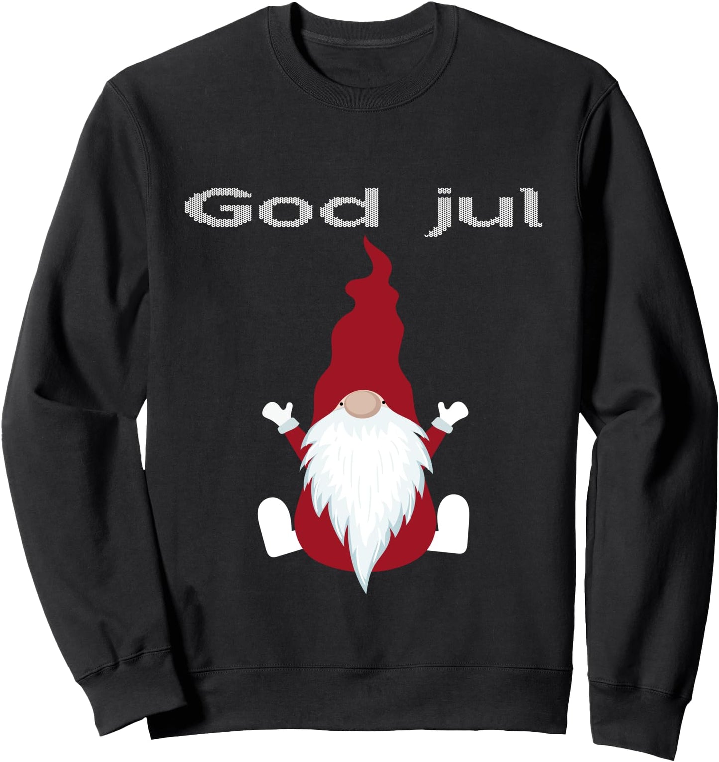 God Jul Swedish Merry Christmas Sweden Tomte Gnome Sweatshirt