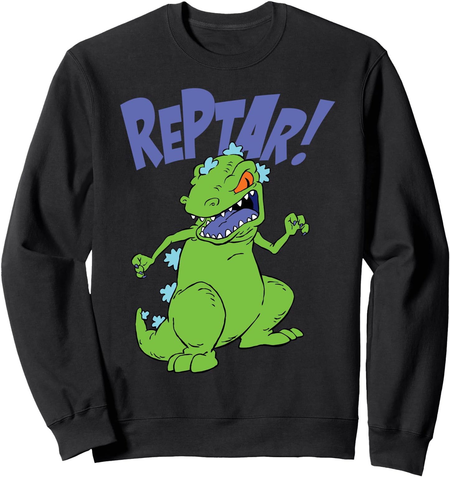 Nickelodeon Rugrats Reptar Sweatshirt ,Grey ,Small