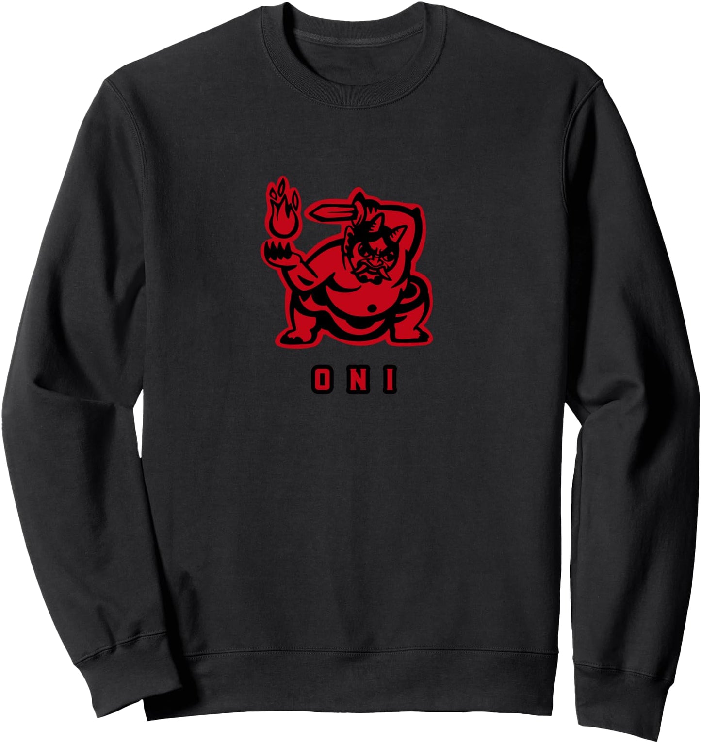 Bean throwing festival, Oni performance. Japanese traditions Sweatshirt