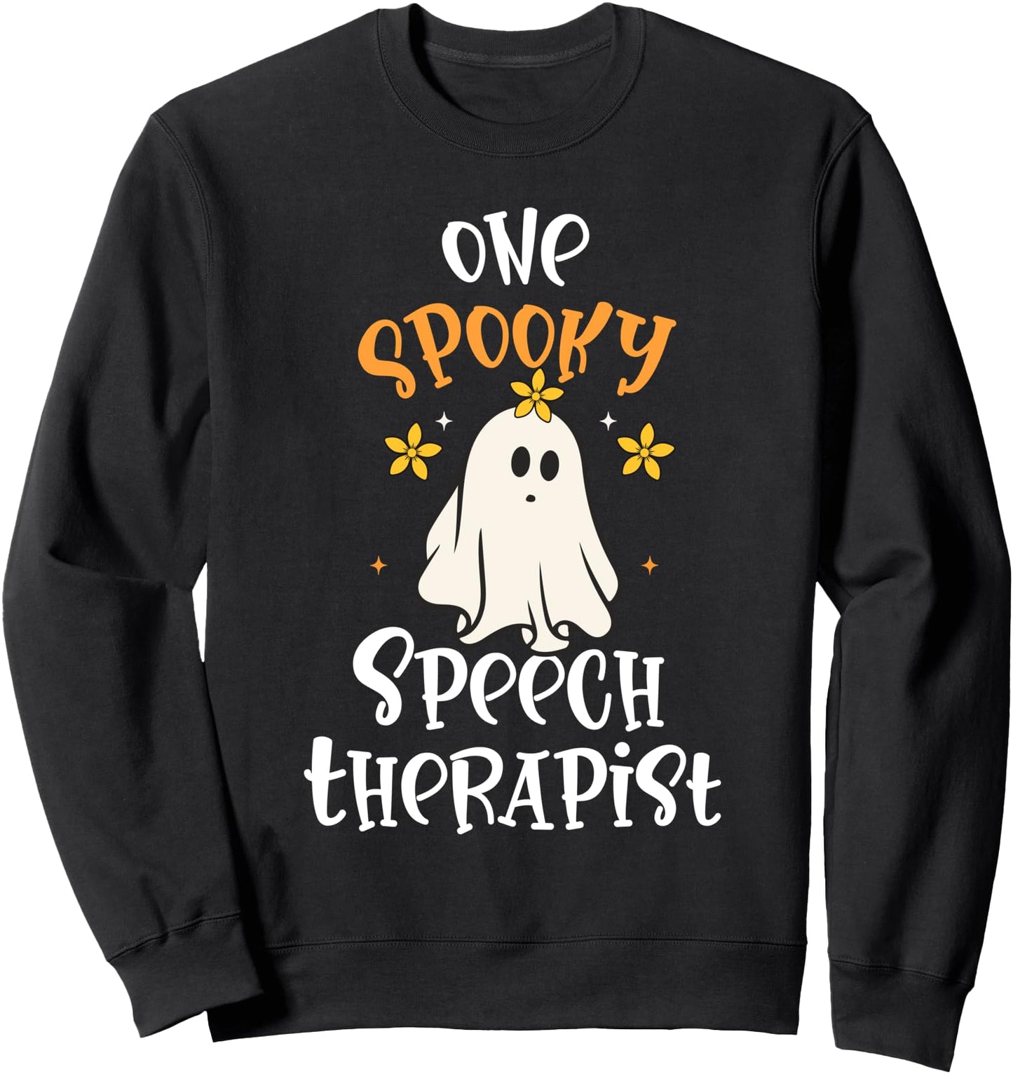SLP Halloween Spooky Speech therapy Halloween Sweatshirt