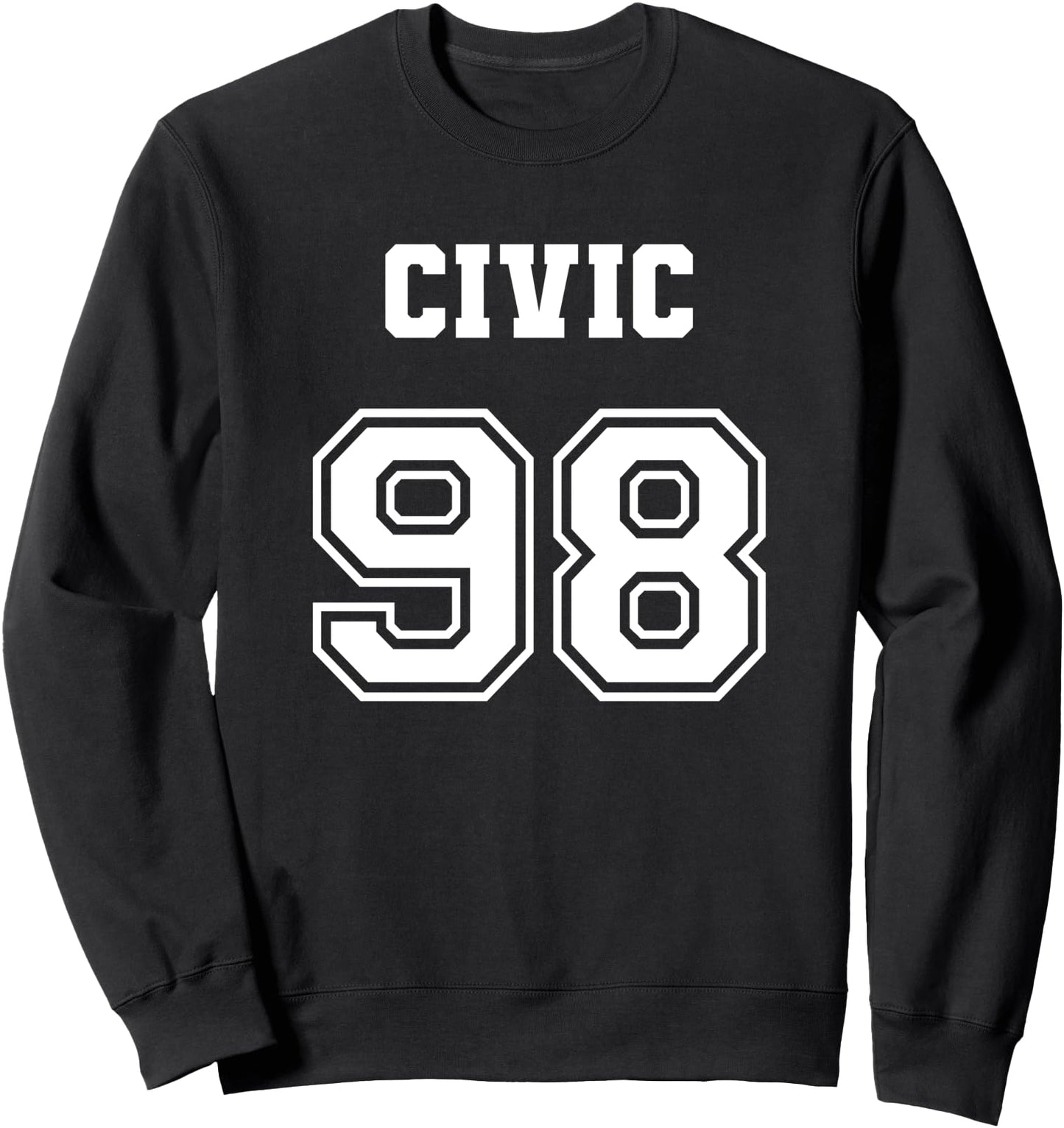 Jersey Style Civic 98 1998 Import JDM Drift Japanese Sweatshirt