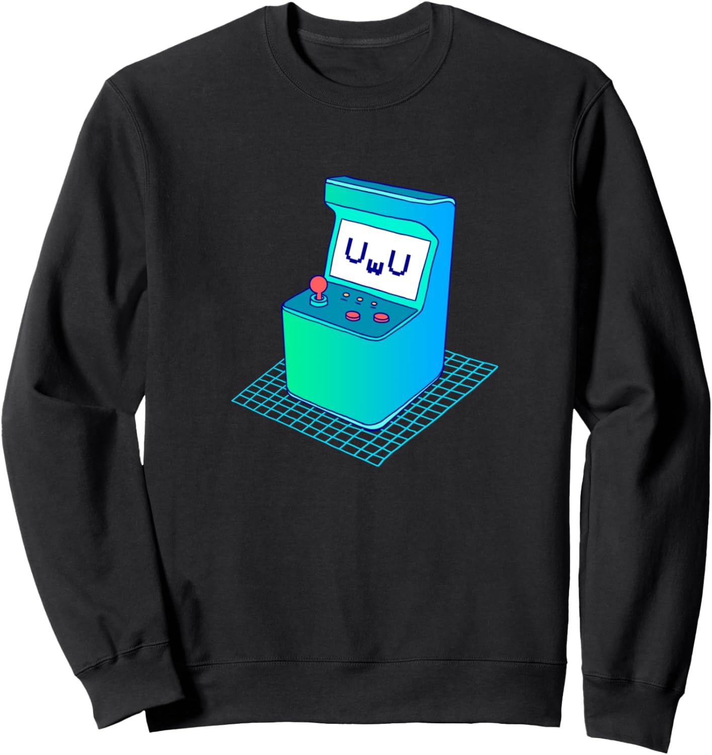 UWU Face Video Game \/ Japanese Kawaii Anime & Cute Gaming Sweatshirt