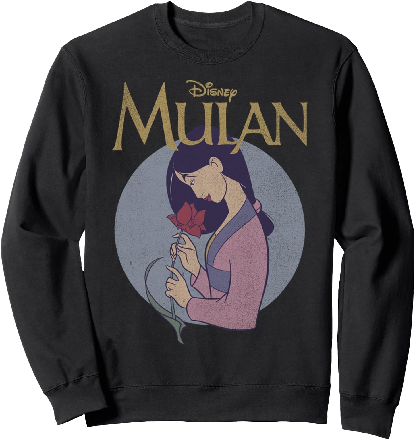 Disney Mulan Vintage Style Profile Sweatshirt