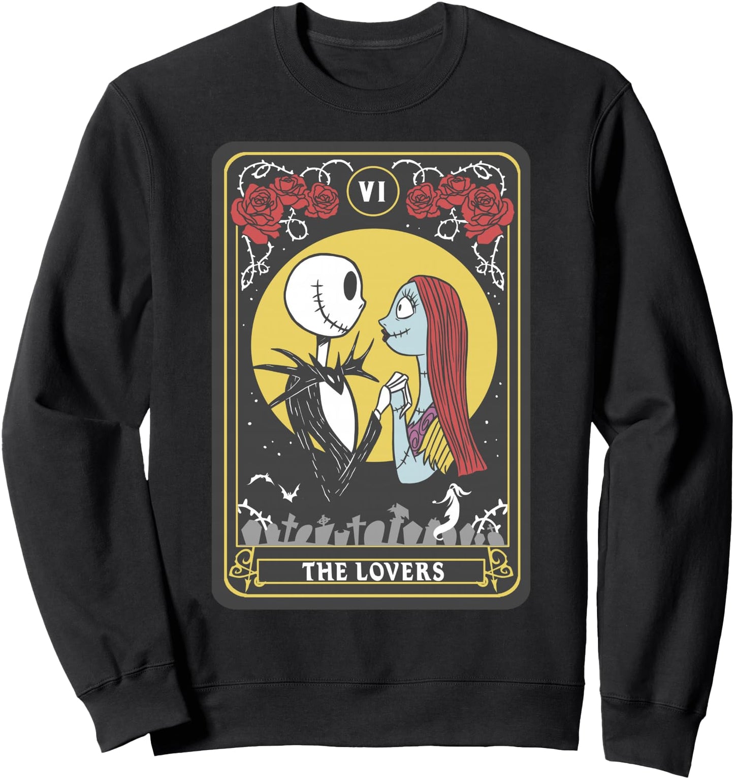 Disney The Nightmare Before Christmas Jack & Sally Lovers Sweatshirt