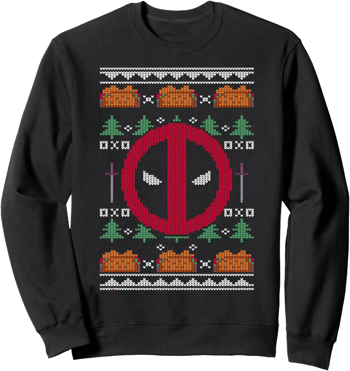 Marvel Christmas Deadpool Ugly Sweater Sweatshirt