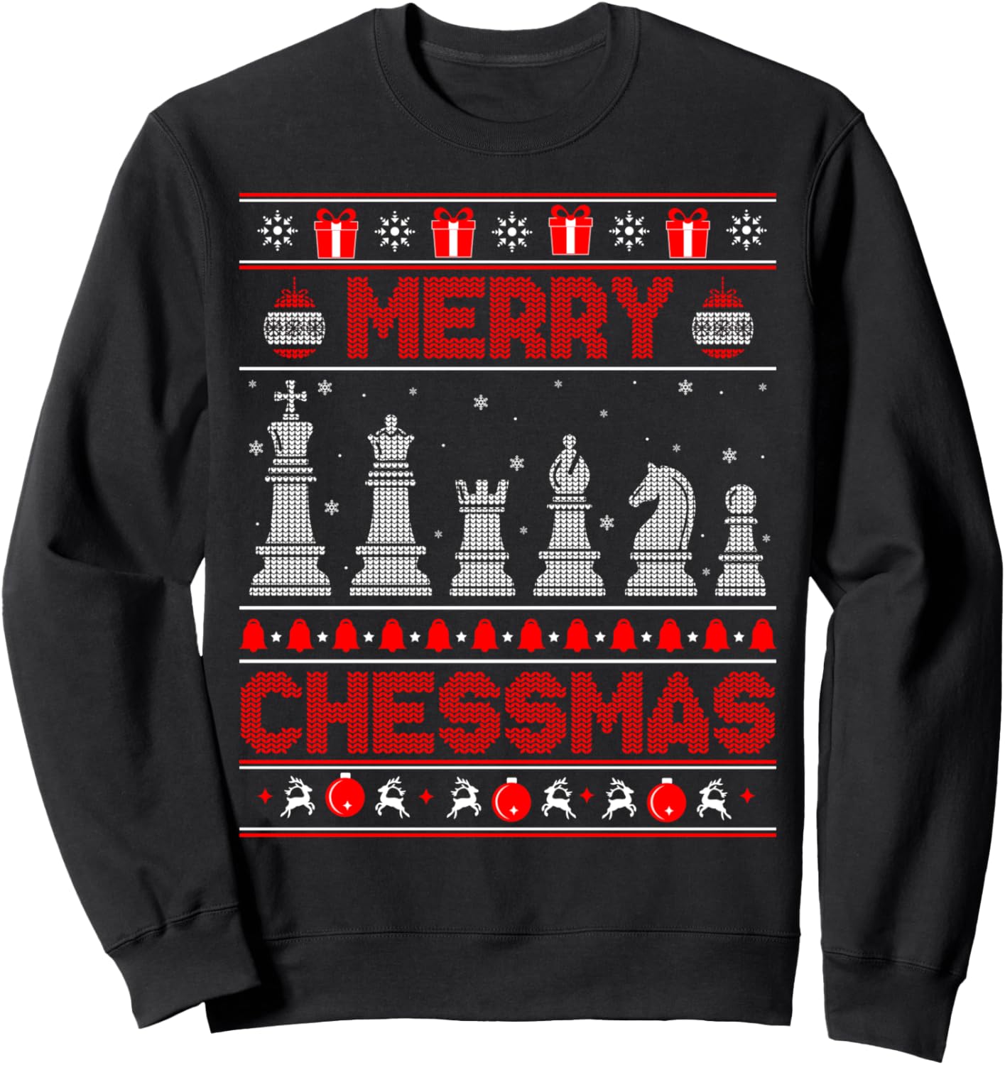 Chess Player Merry Chessmas Christmas Ugly Sweater Sweatshirt