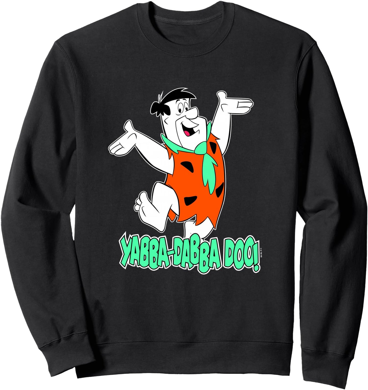 The Flintstones Yabba-Dabba-Doo! Fred Flintstone Retro Sweatshirt