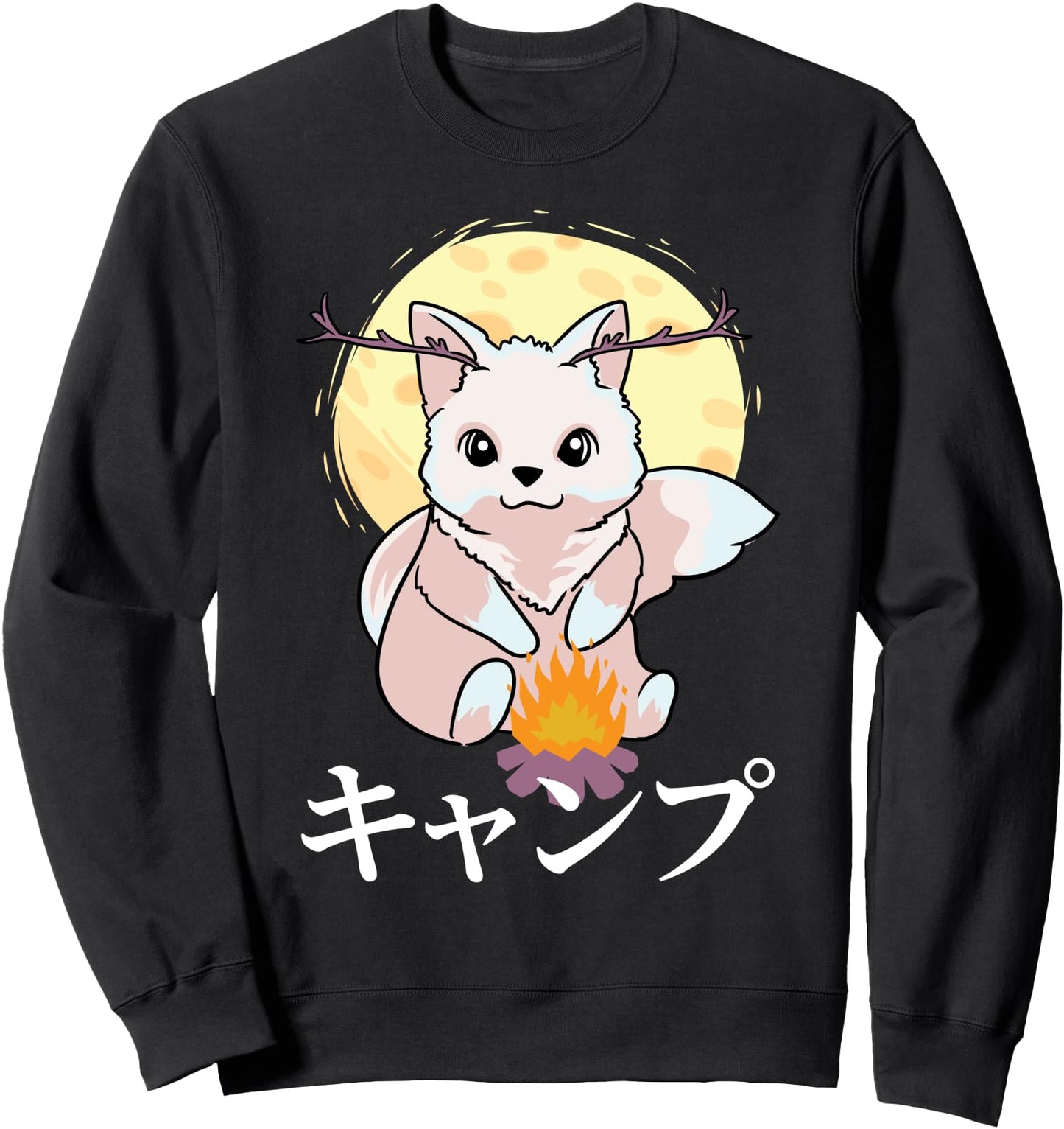Cute Kawaii Anime Fox - Snow - Japanese Aesthetics - Otaku Sweatshirt