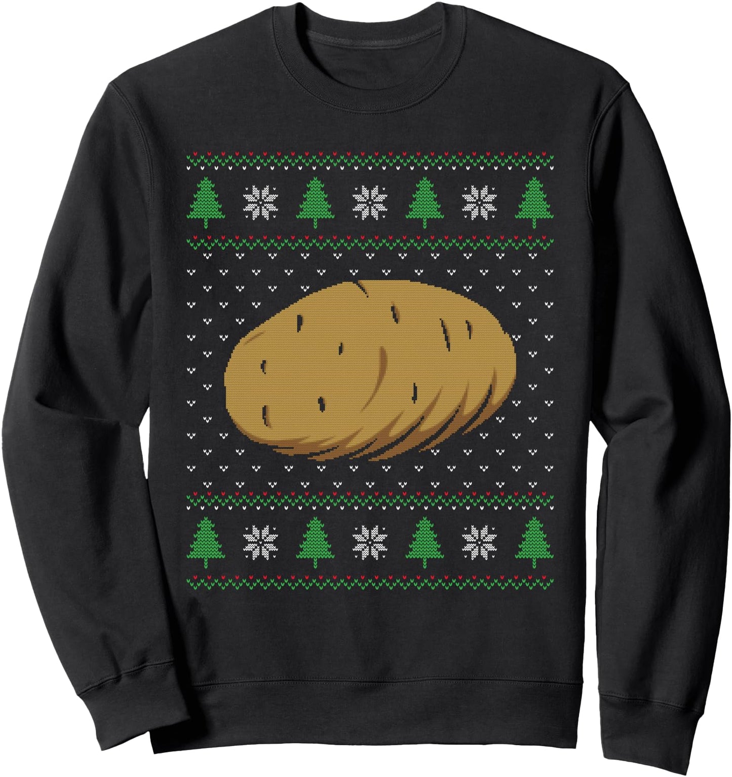 Potato ugly Christmas sweater, silly Christmas sweater Sweatshirt