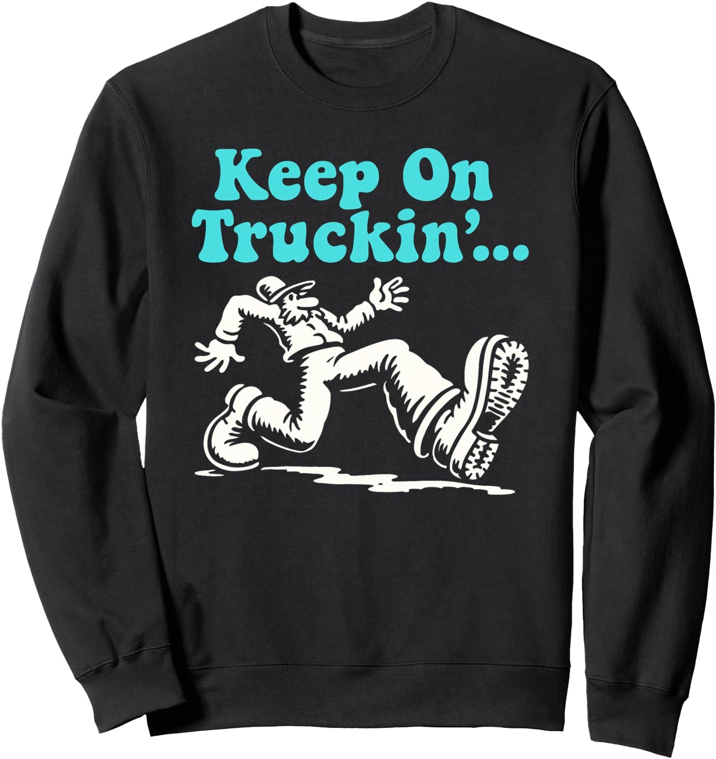 Funky Keep on Truckin' - Retro Vibes Sweatshirt