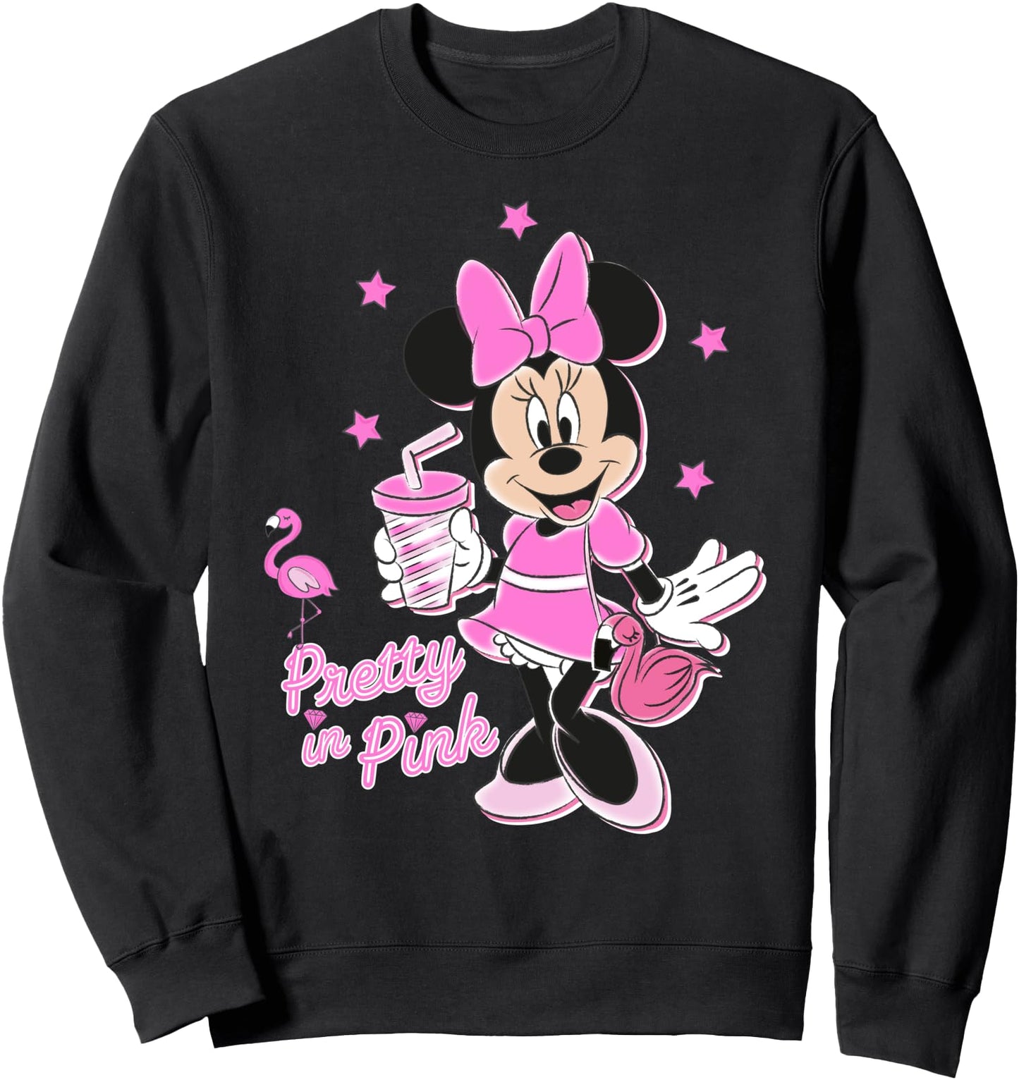 Disney - Minnie Mouse Unicorn Pretty in Pink Sweatshirt Sweatshirt