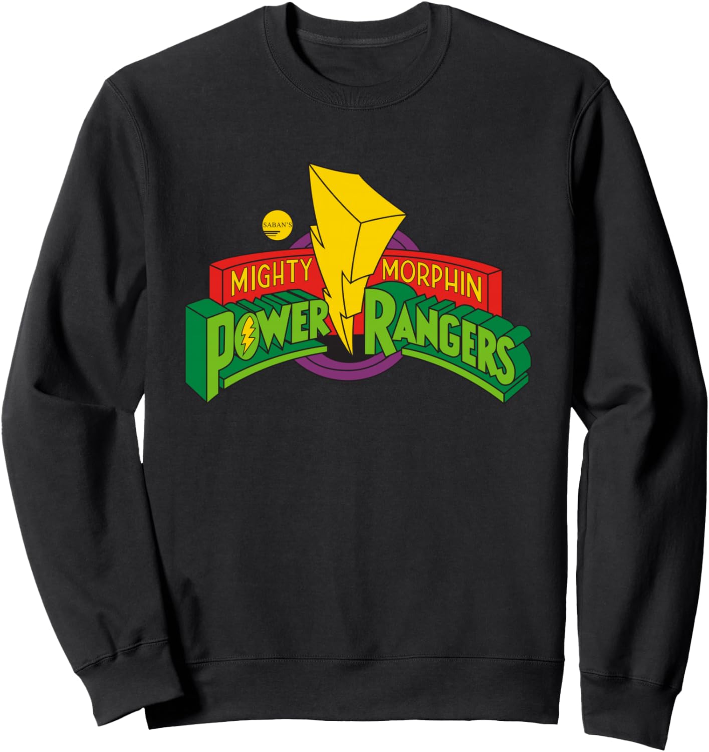 Power Rangers Classic Mighty Morphin Logo Sweatshirt