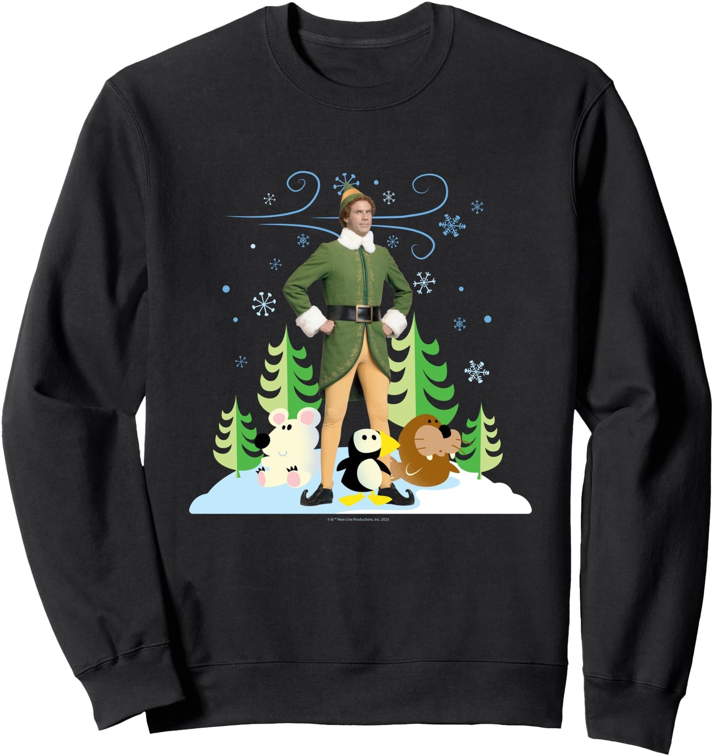 Elf - Buddy And Arctic Puppets Sweatshirt