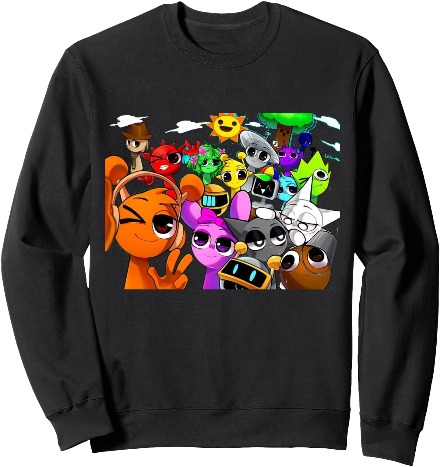 Sprunky Group! Funbot Jevin Simon Oren Pinki Sweatshirt