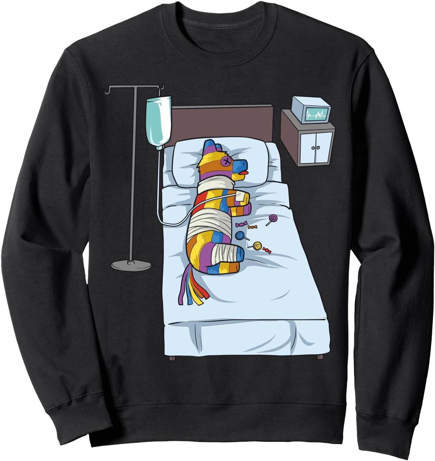 Funny Injured Piata Recovery Art Sweatshirt
