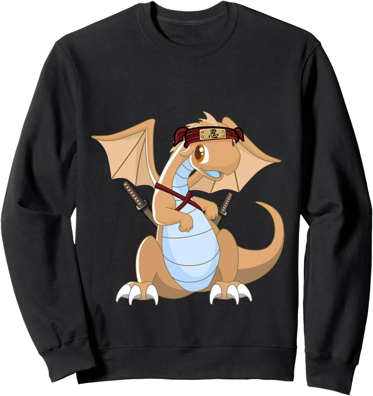 Ninja Dragon Cute Japanese Anime Easy Halloween Costume Sweatshirt