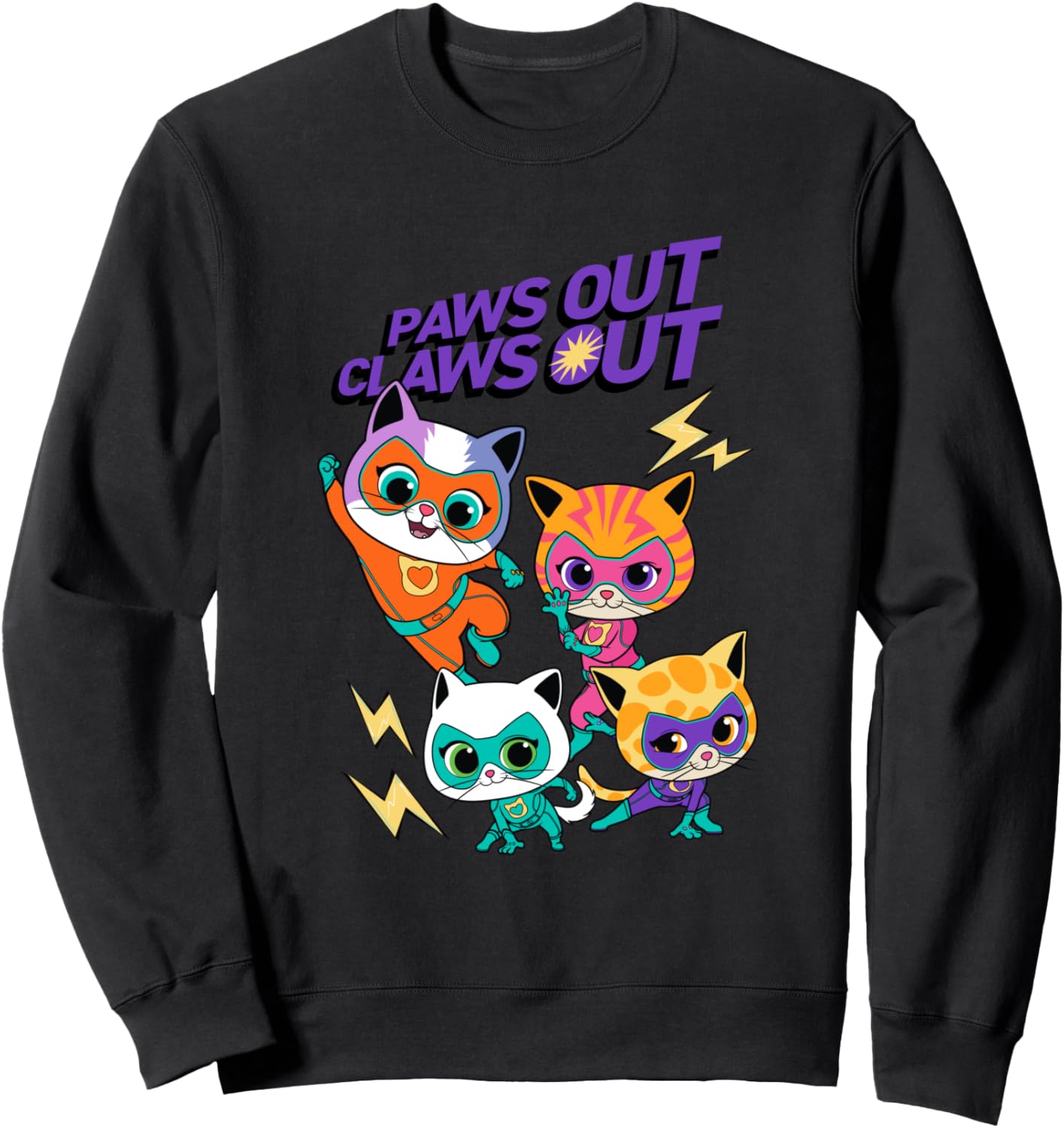 Disney SuperKitties Paws Out Claws Sweatshirt