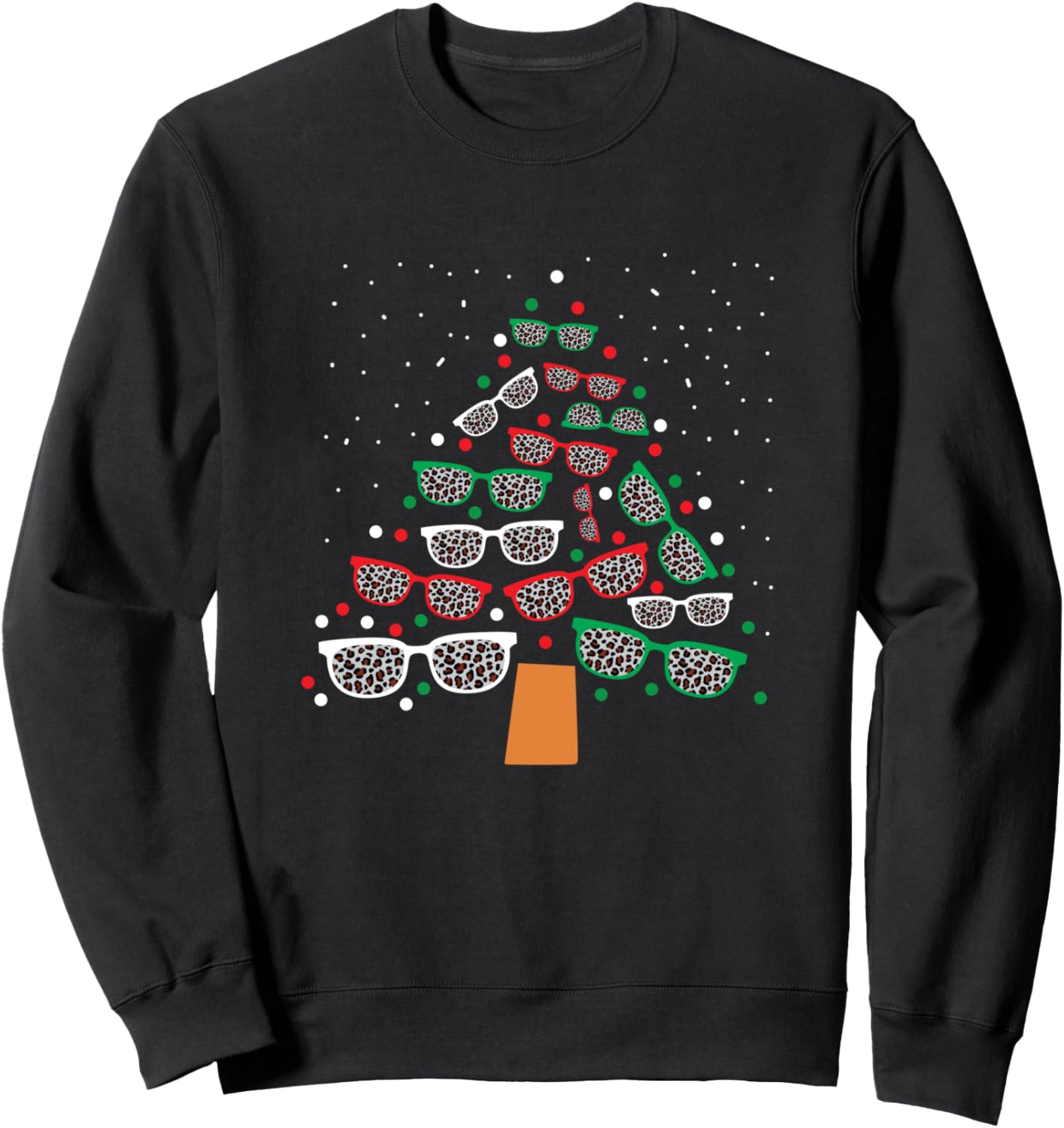 Eyeglasses Tree Eye Doctor Optician Christmas Optometrist Sweatshirt