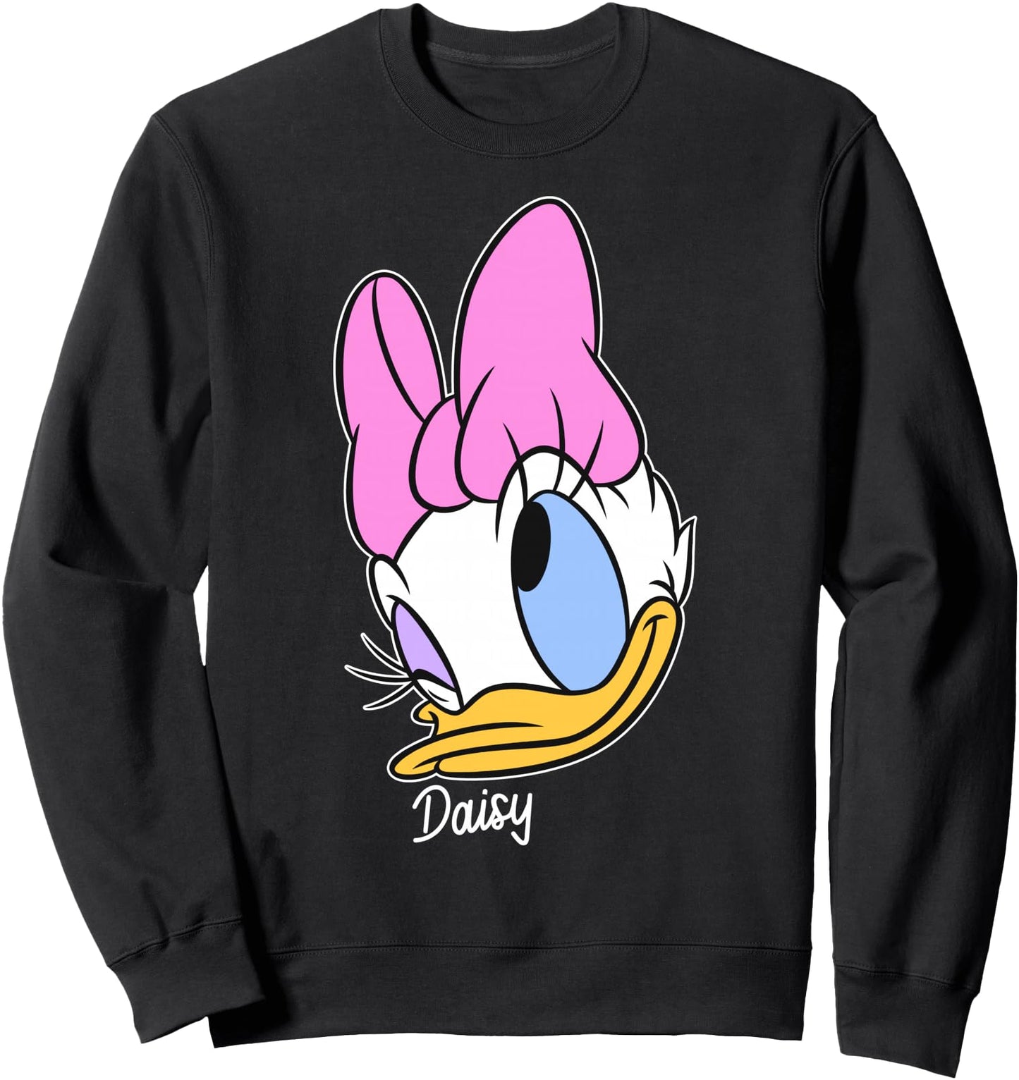Disney Mickey And Friends Daisy Big Face Sweatshirt