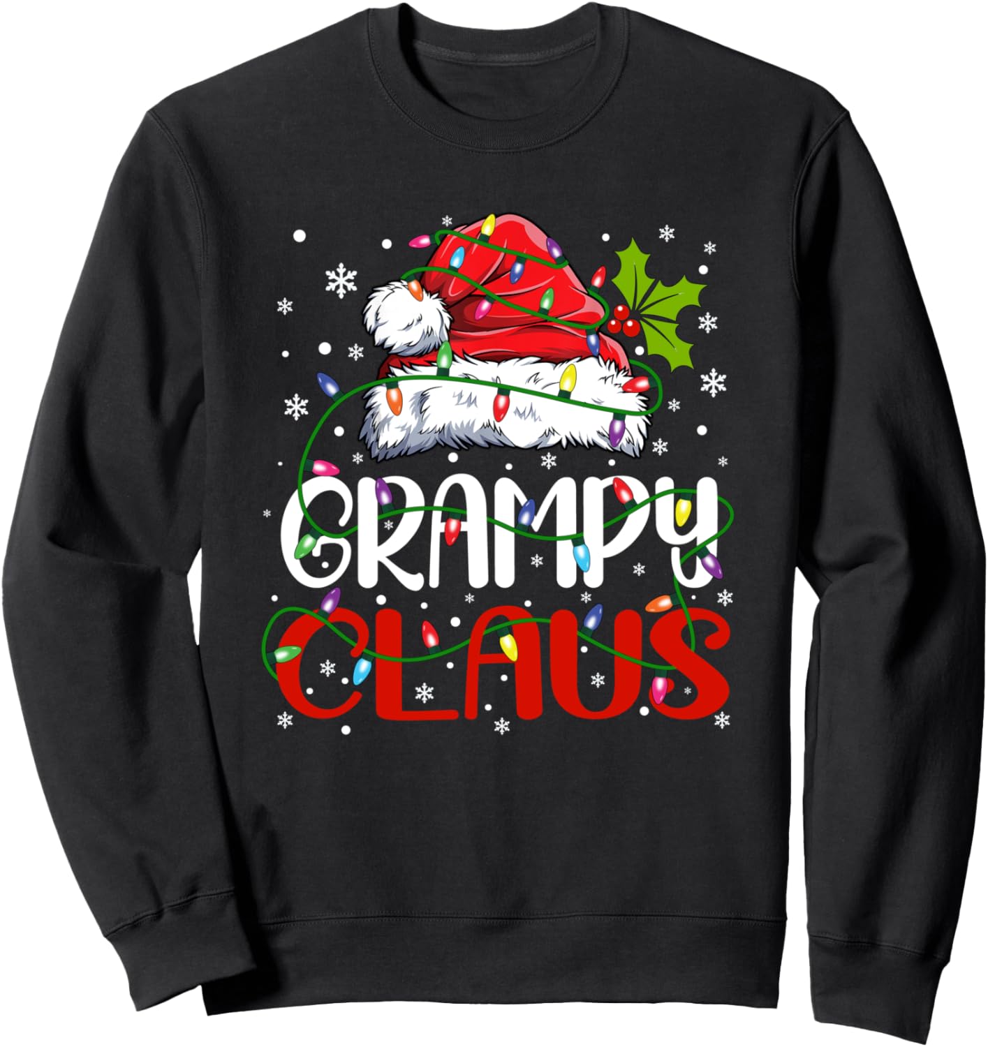 Grampy Claus Christmas Santa Matching Family Xmas Pajamas Sweatshirt