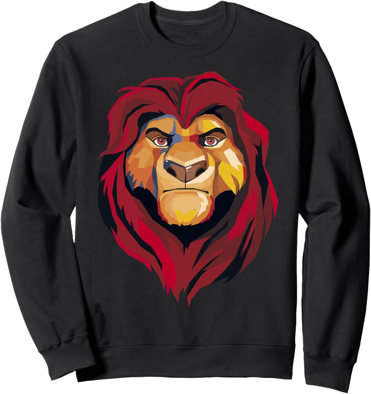 Disney Lion King Mufasa Geometrics Graphic Sweatshirt Sweatshirt
