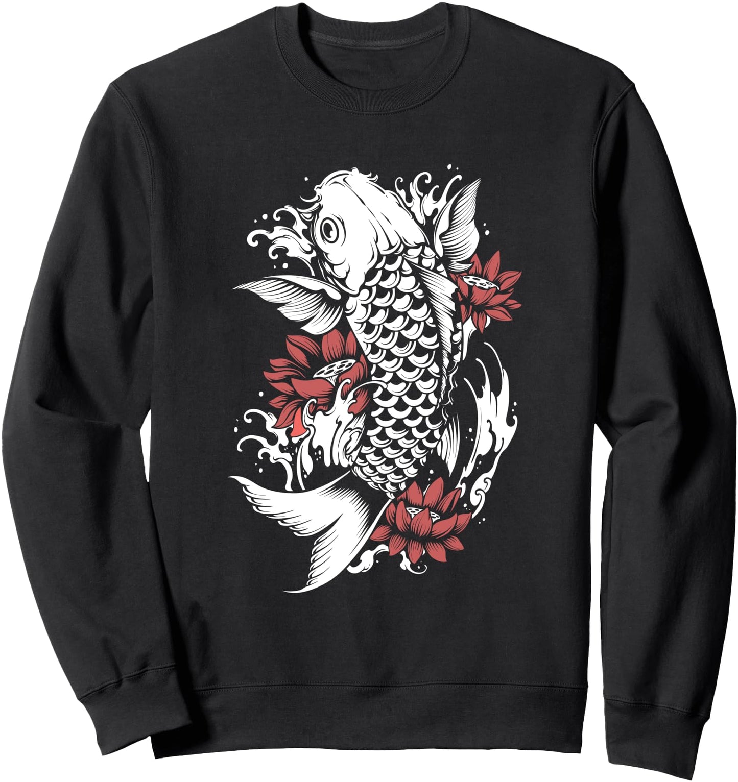 Japanese Koi Carp Fish Nishikigoi Tattoo Sweatshirt