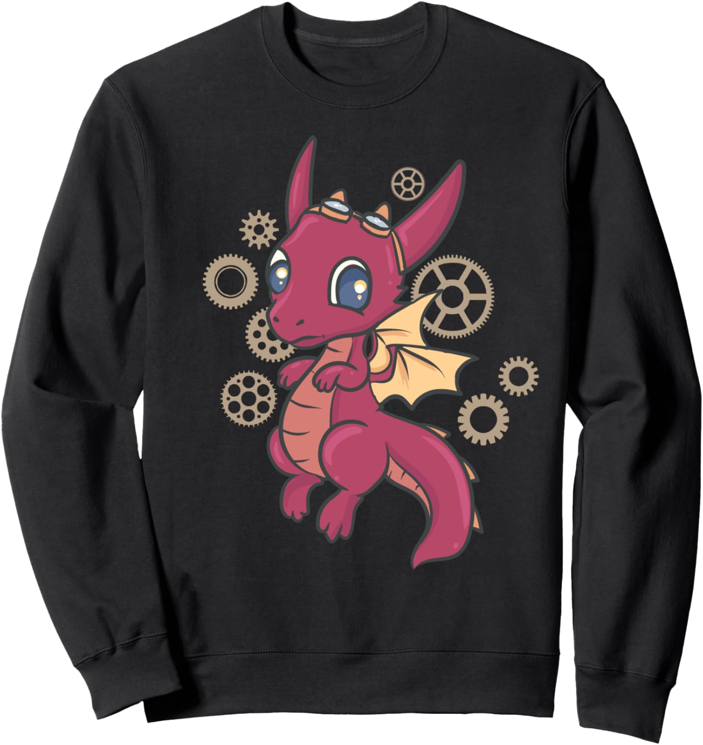 Steampunk Dragon - Cute Kawaii Anime Japanese Sweatshirt
