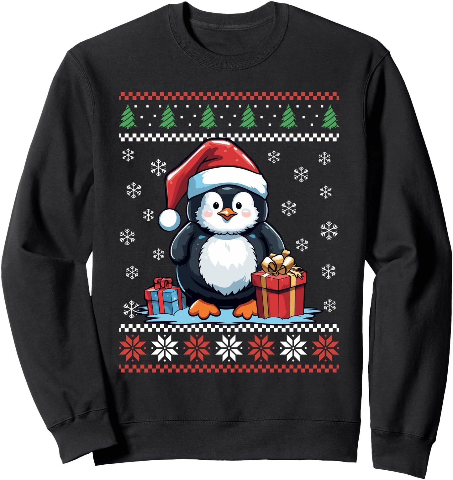 Penguin Ugly Christmas Sweater Xmas for Adults Sweatshirt