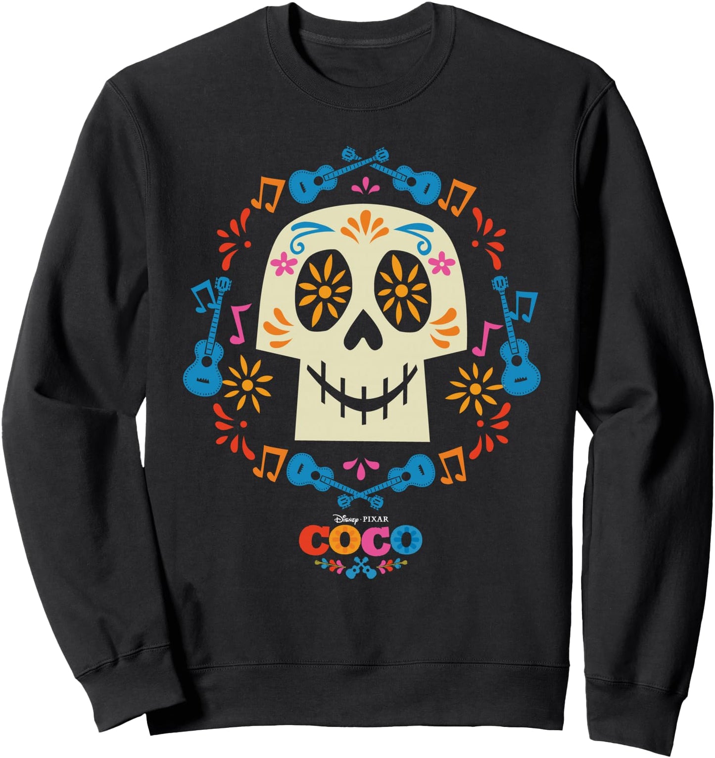 Disney and Pixar's Coco Papel Picado Sugar Skull Sweatshirt