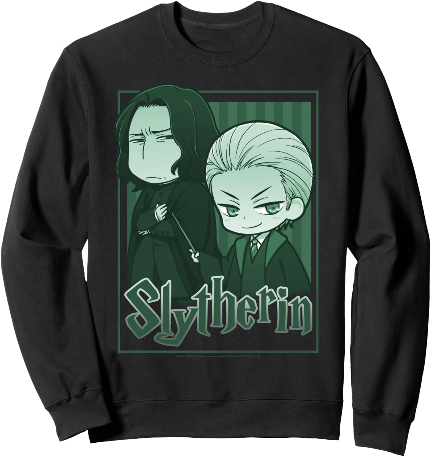 Harry Potter Slytherin Snape & Draco Anime Sweatshirt