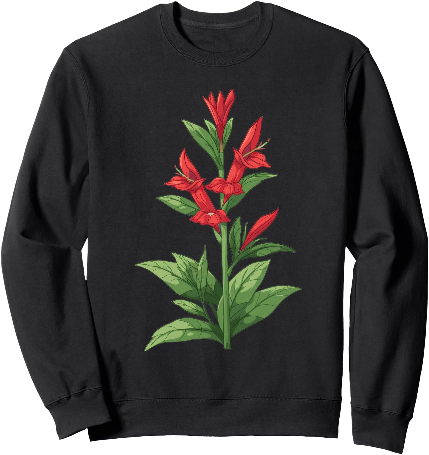 Cardinal Flower Cartoon Sweatshirt