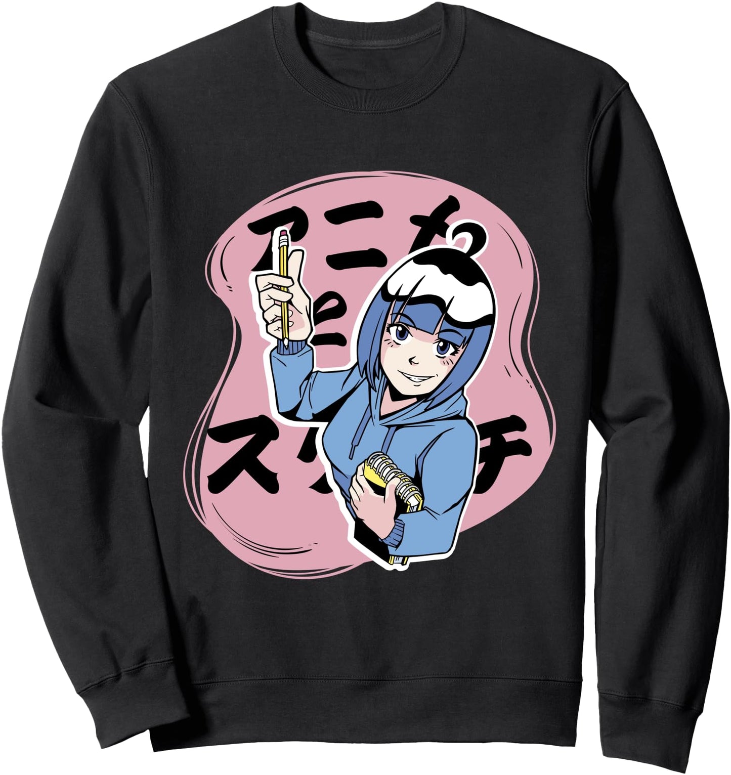 Sketch Artist Japanese Art Anime Japan Manga Drawing Sweatshirt