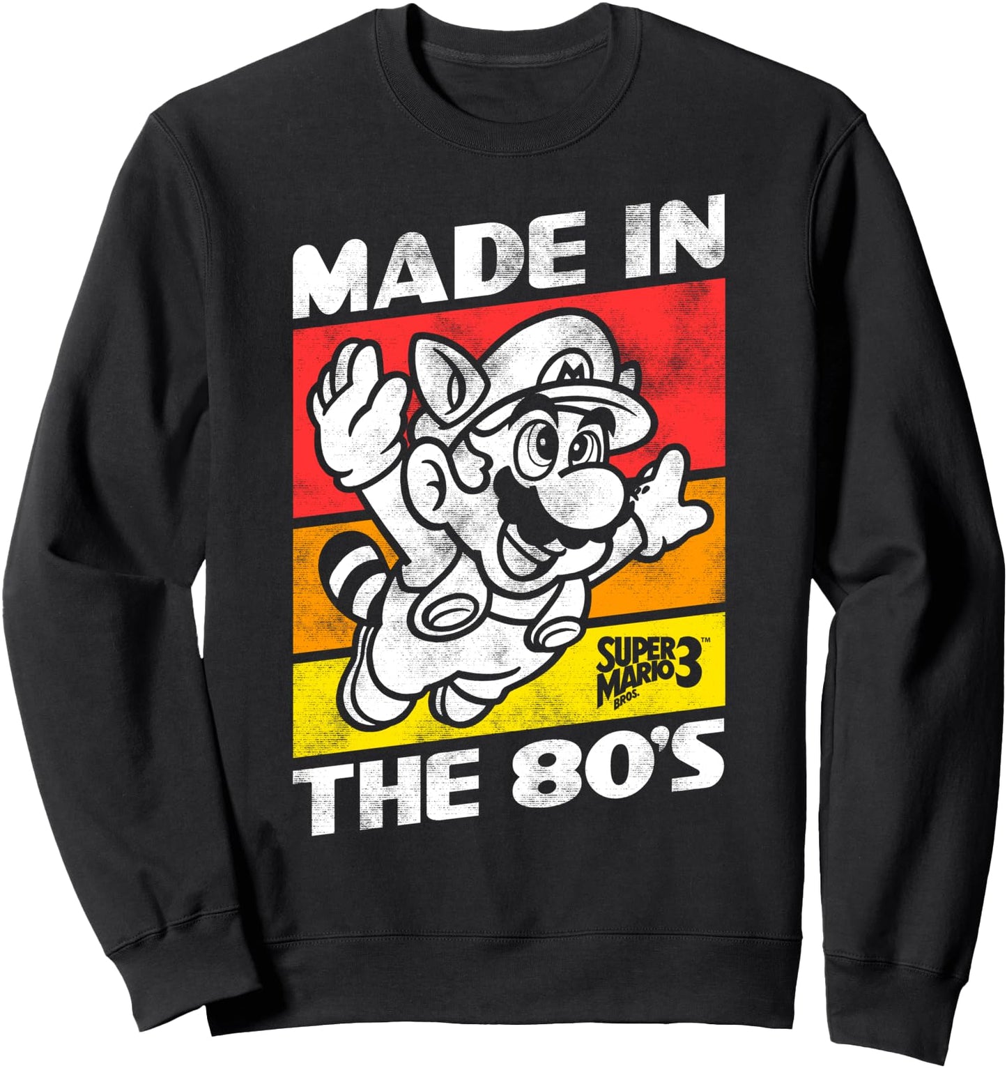 Nintendo Super Mario 3 Made In The 80's Sweatshirt Sweatshirt